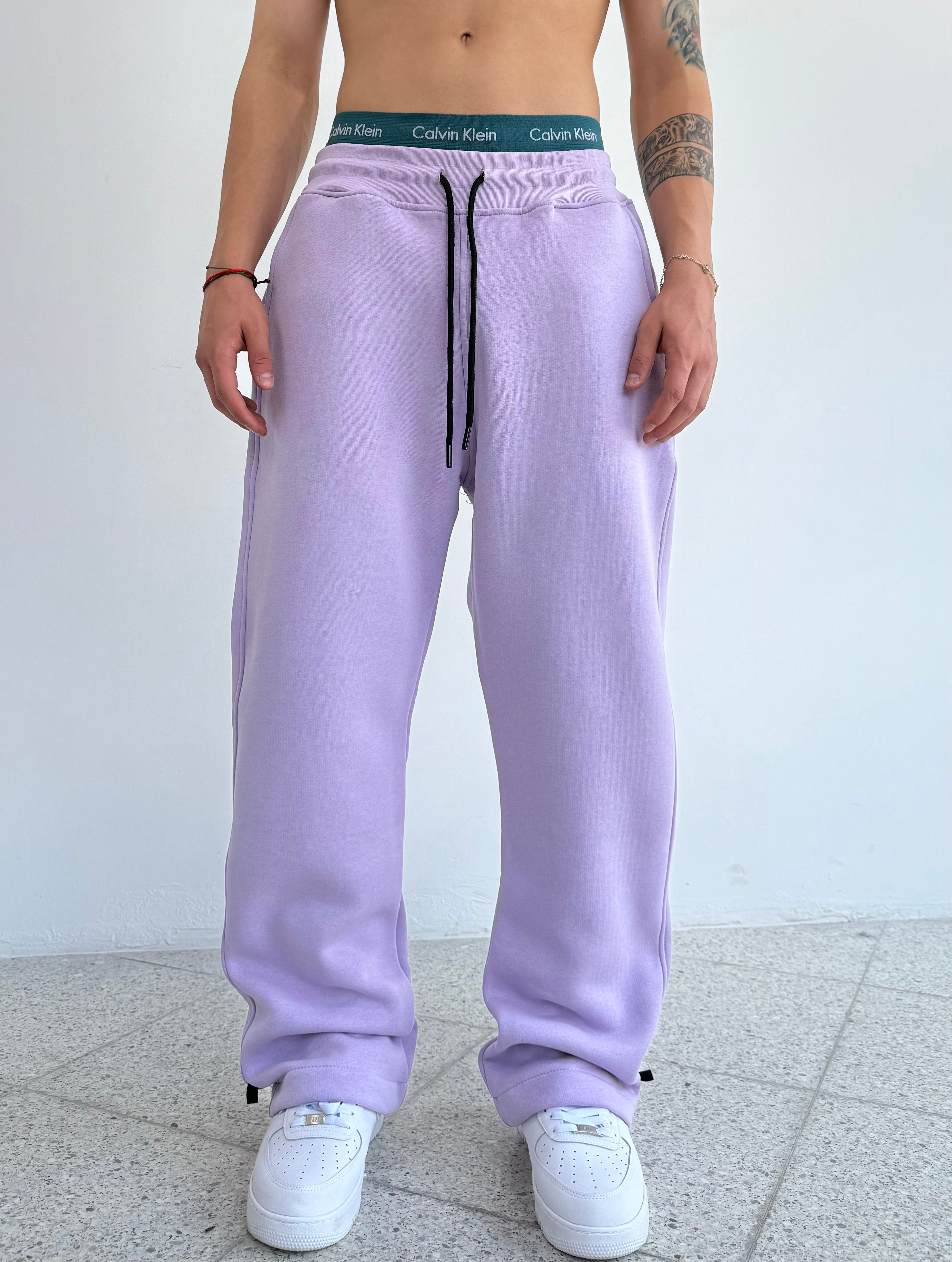 Kışlık Baggy Eşofman Altı  - Pembe