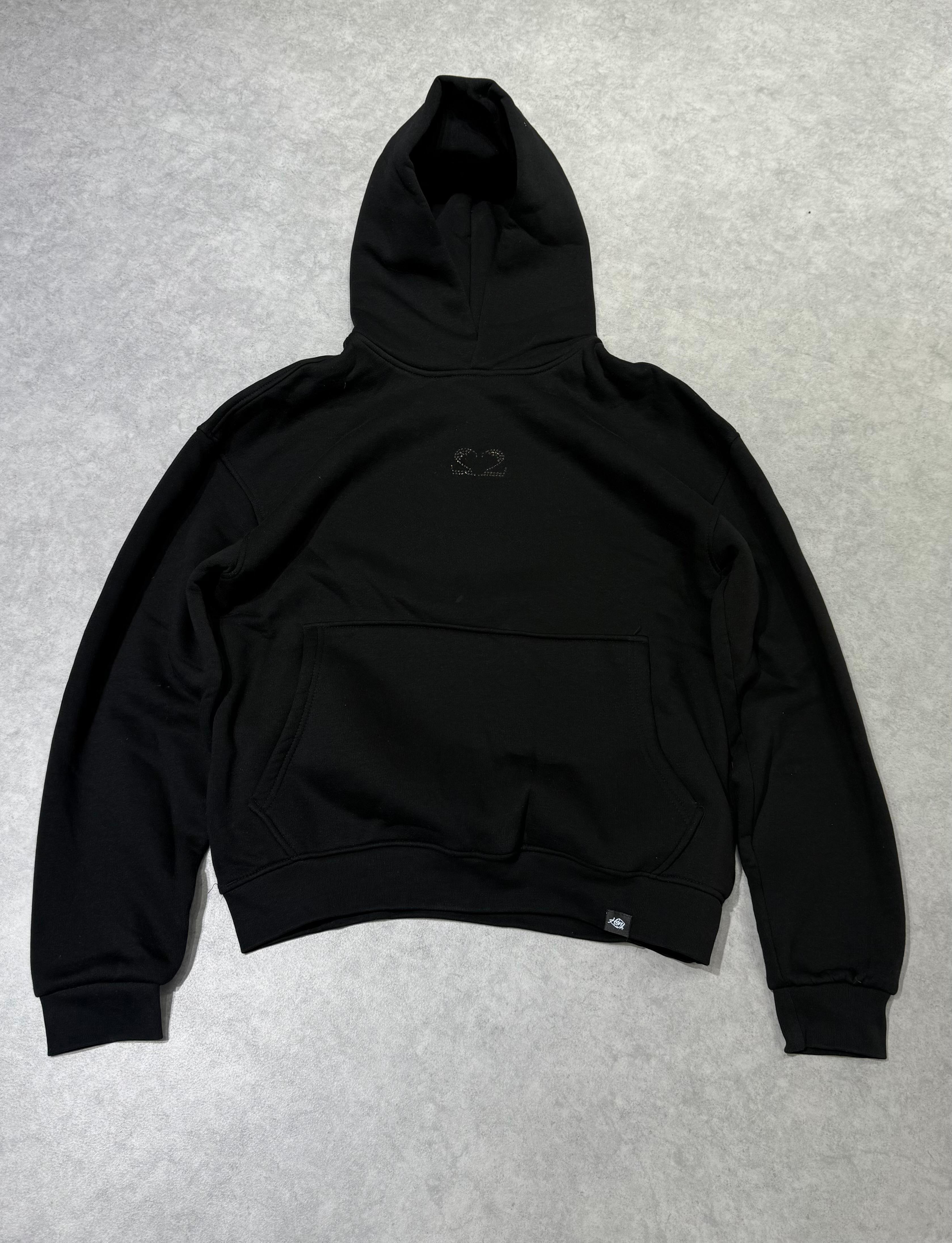 Kusurlu Taşlı Sweatshirt