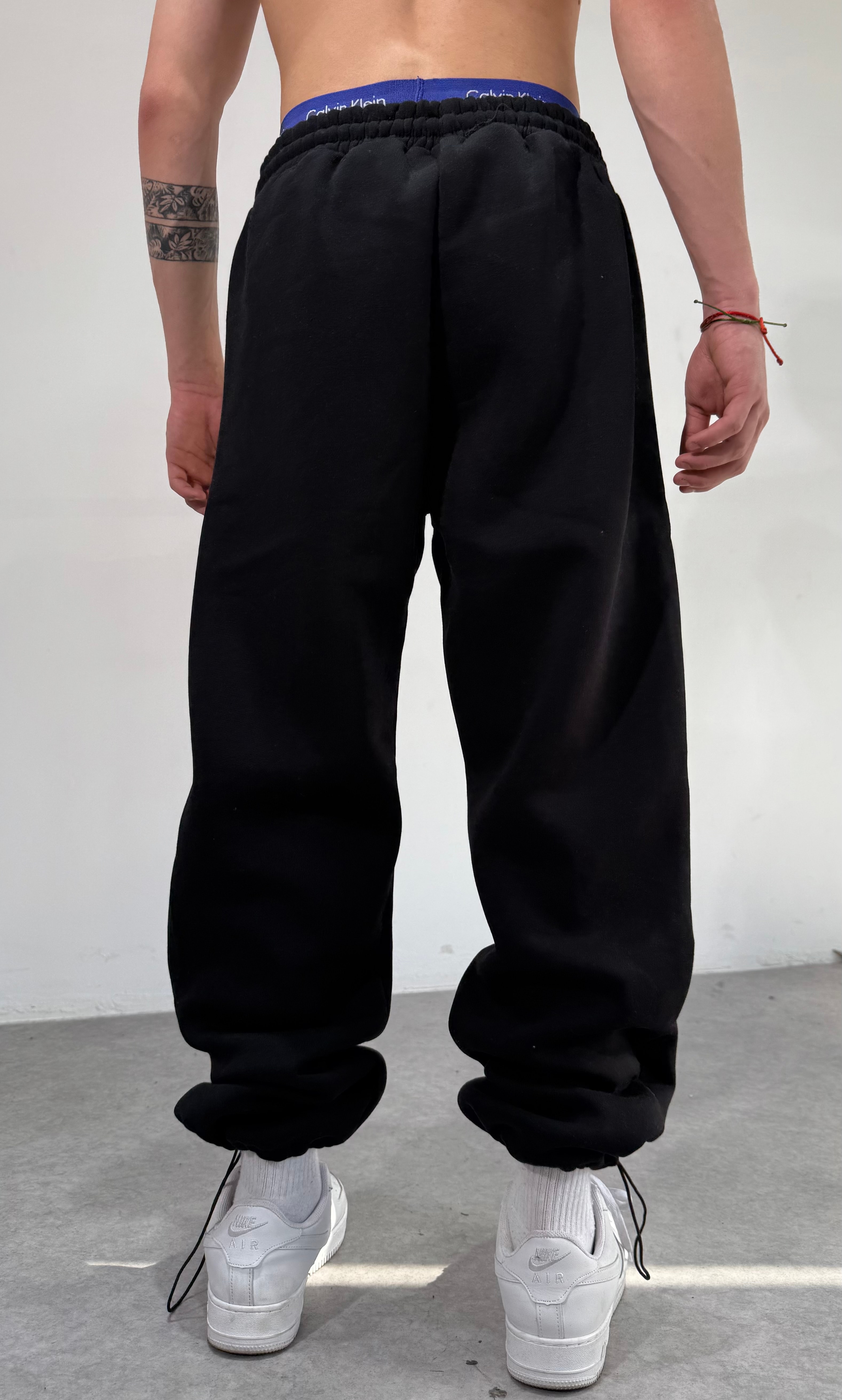 Taşlı Baggy Eşofman Kışlık Kumaş 