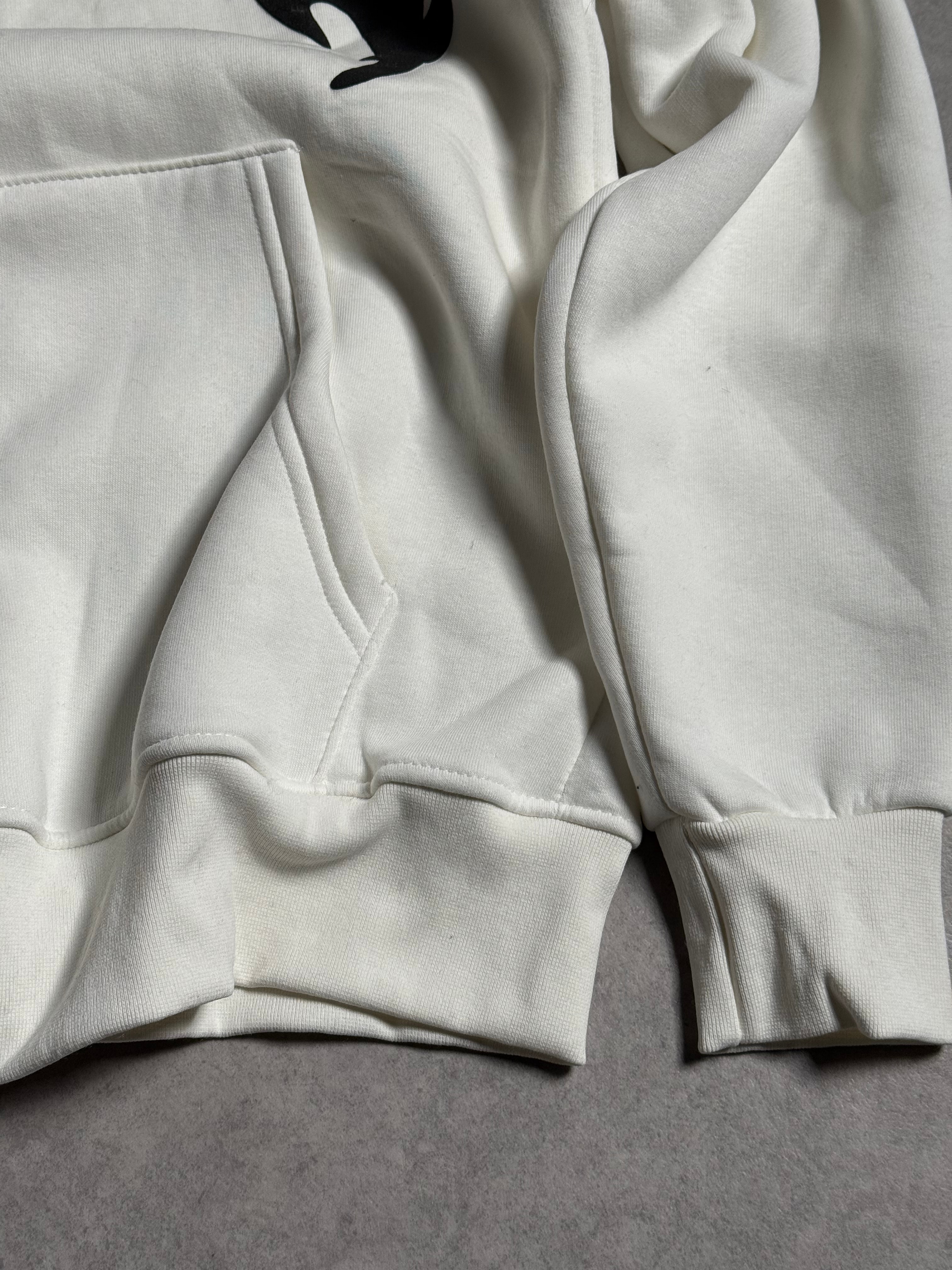 Kışlık Kumaş Taşlı Kanatlı Fermuarlı Sweatshirt