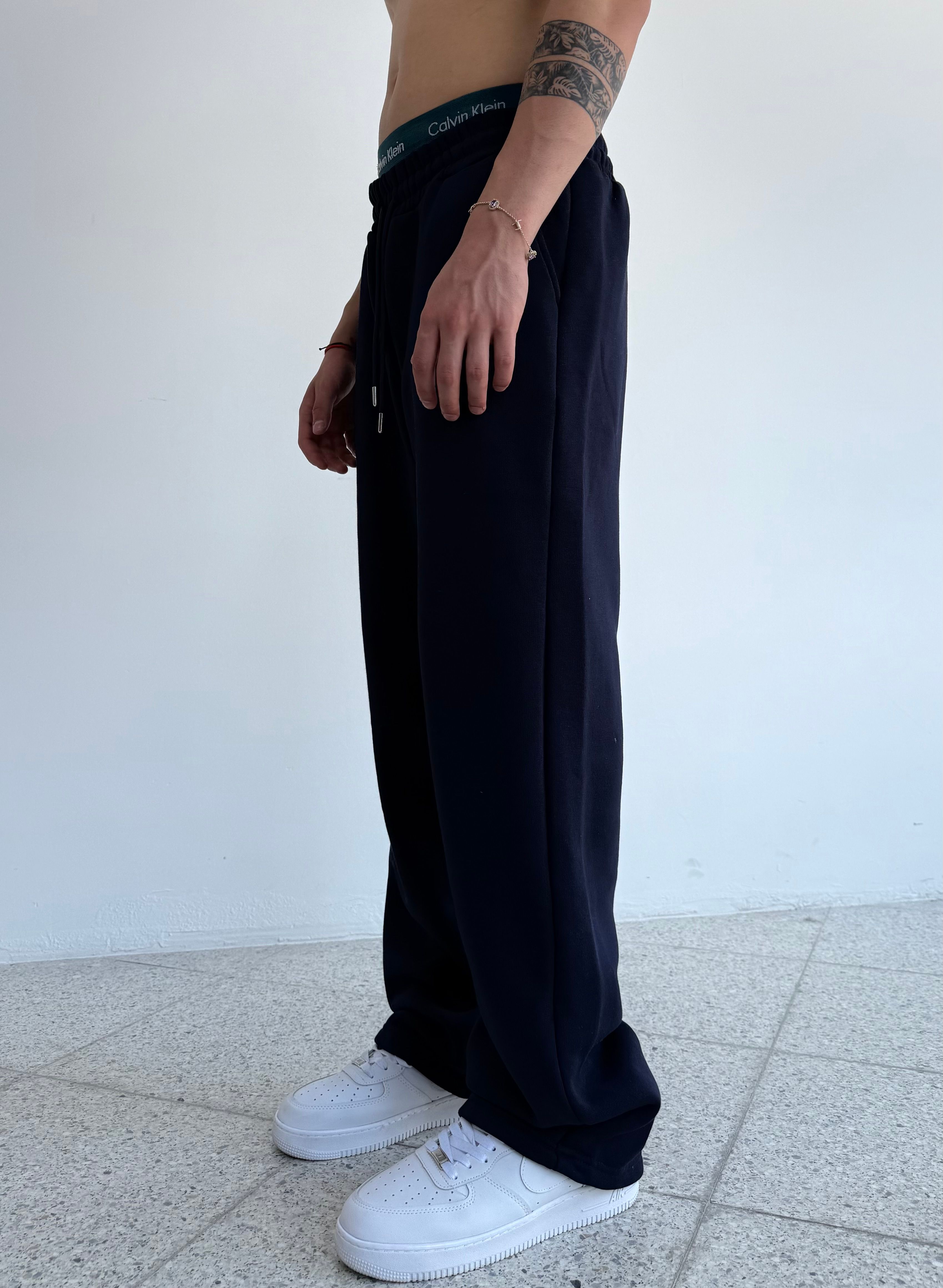 Kışlık Çam Nakışlı  Baggy  Eşofman Altı 