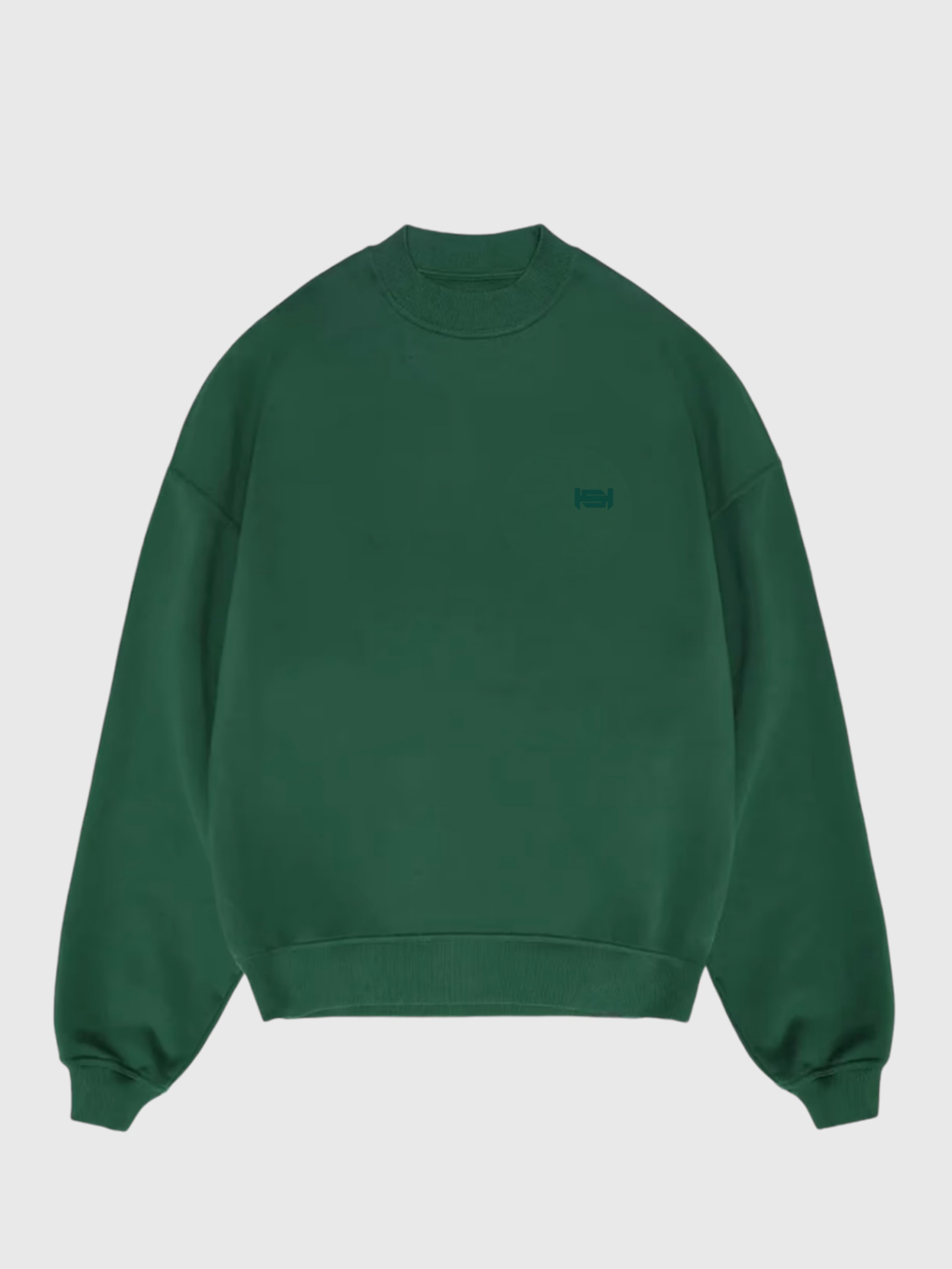 HS Basic Oversize  Sweat  - yeşil