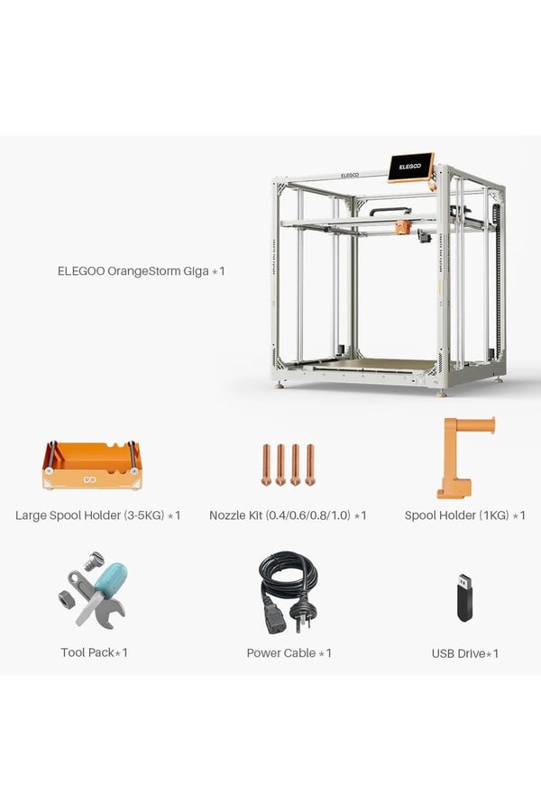 OrangeStorm Giga 3D Yazıcı