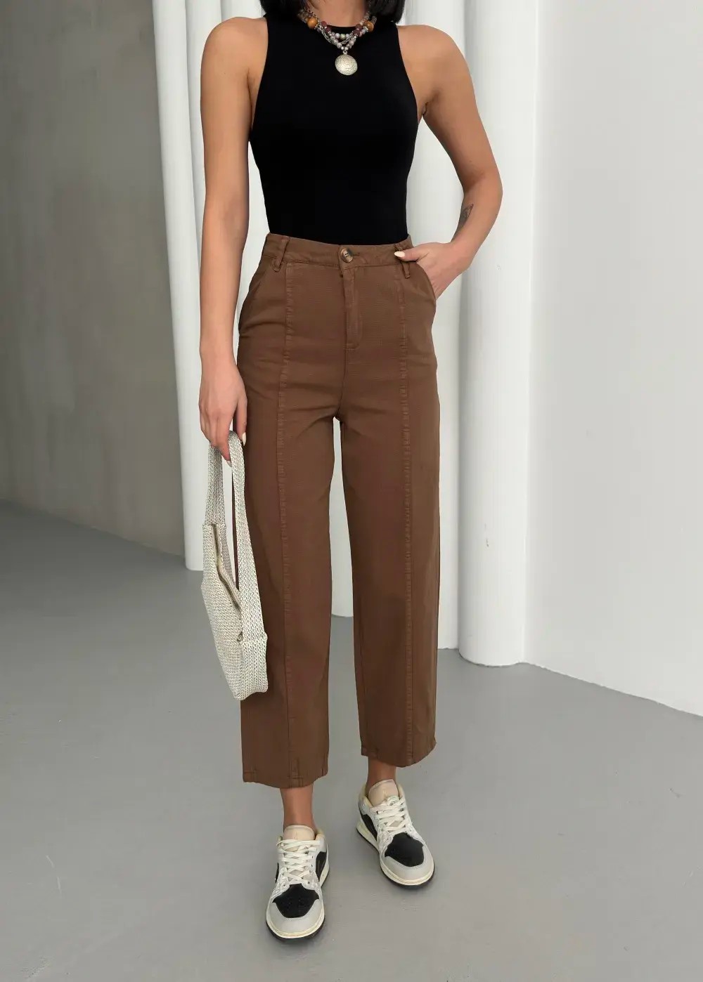 DETAYLI GABARDİN PANTOLON 