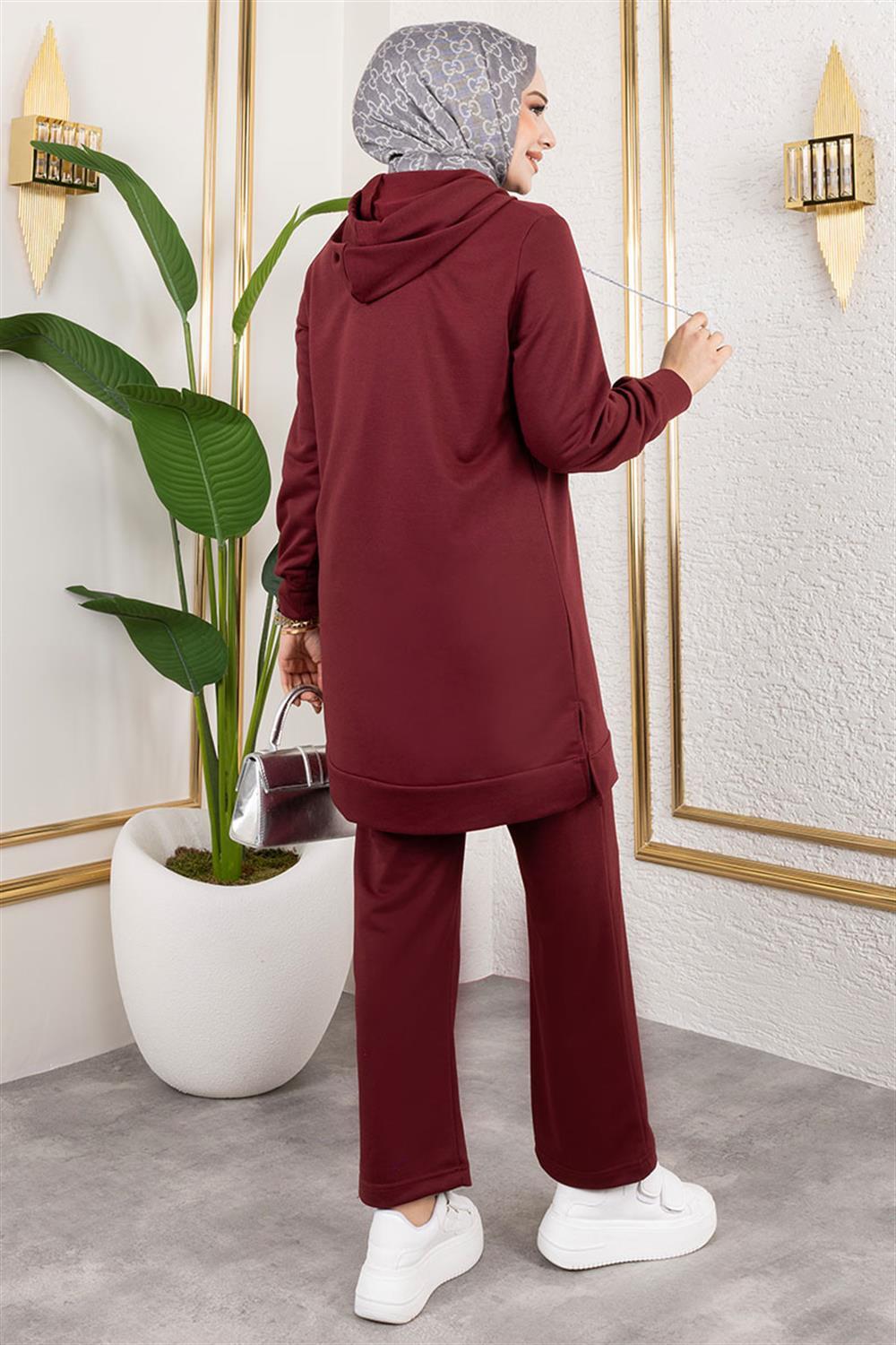 Parıltı Detaylı Spor Takım BORDO