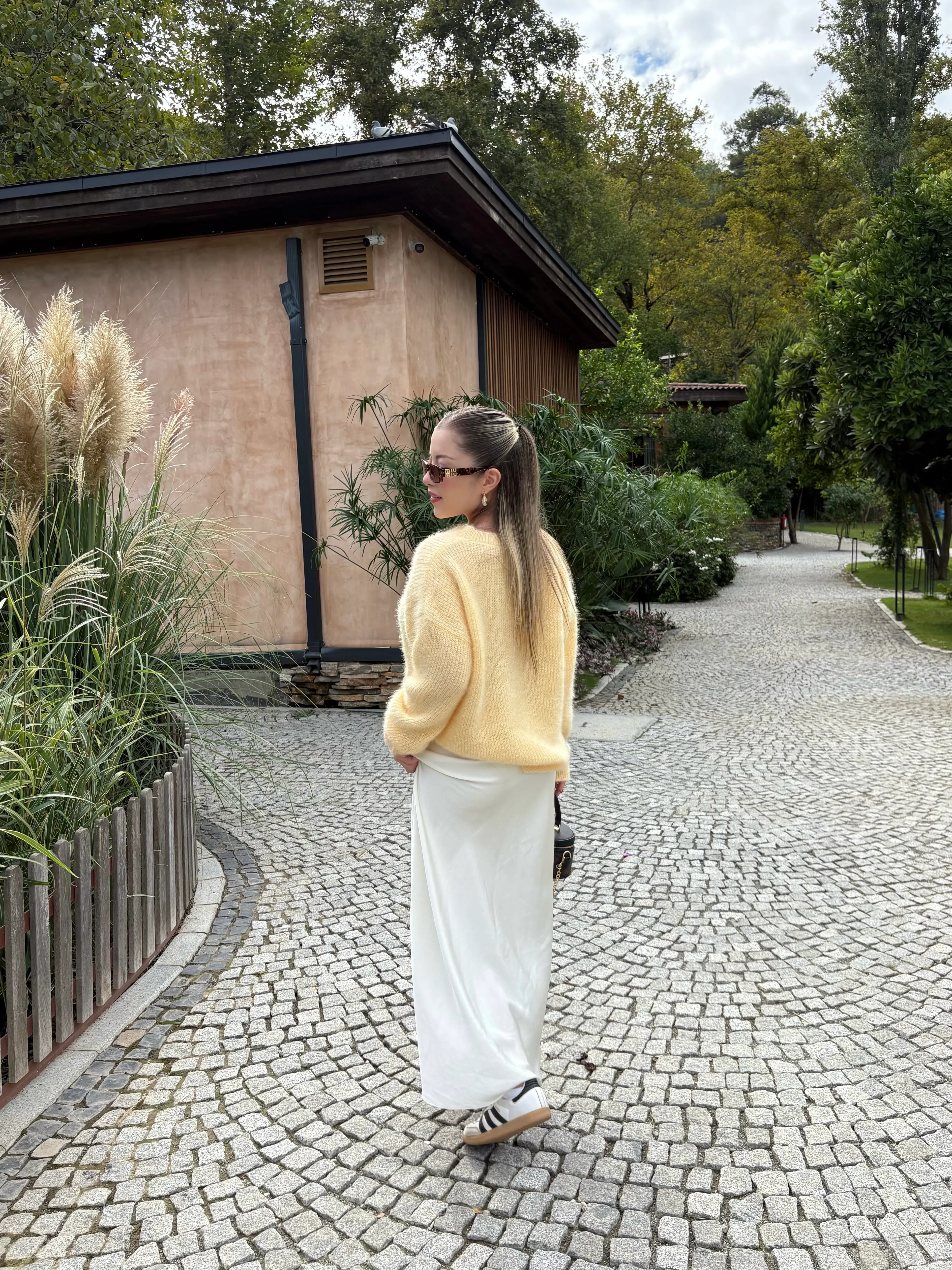 Premium Tereyağ Sarısı Kazak