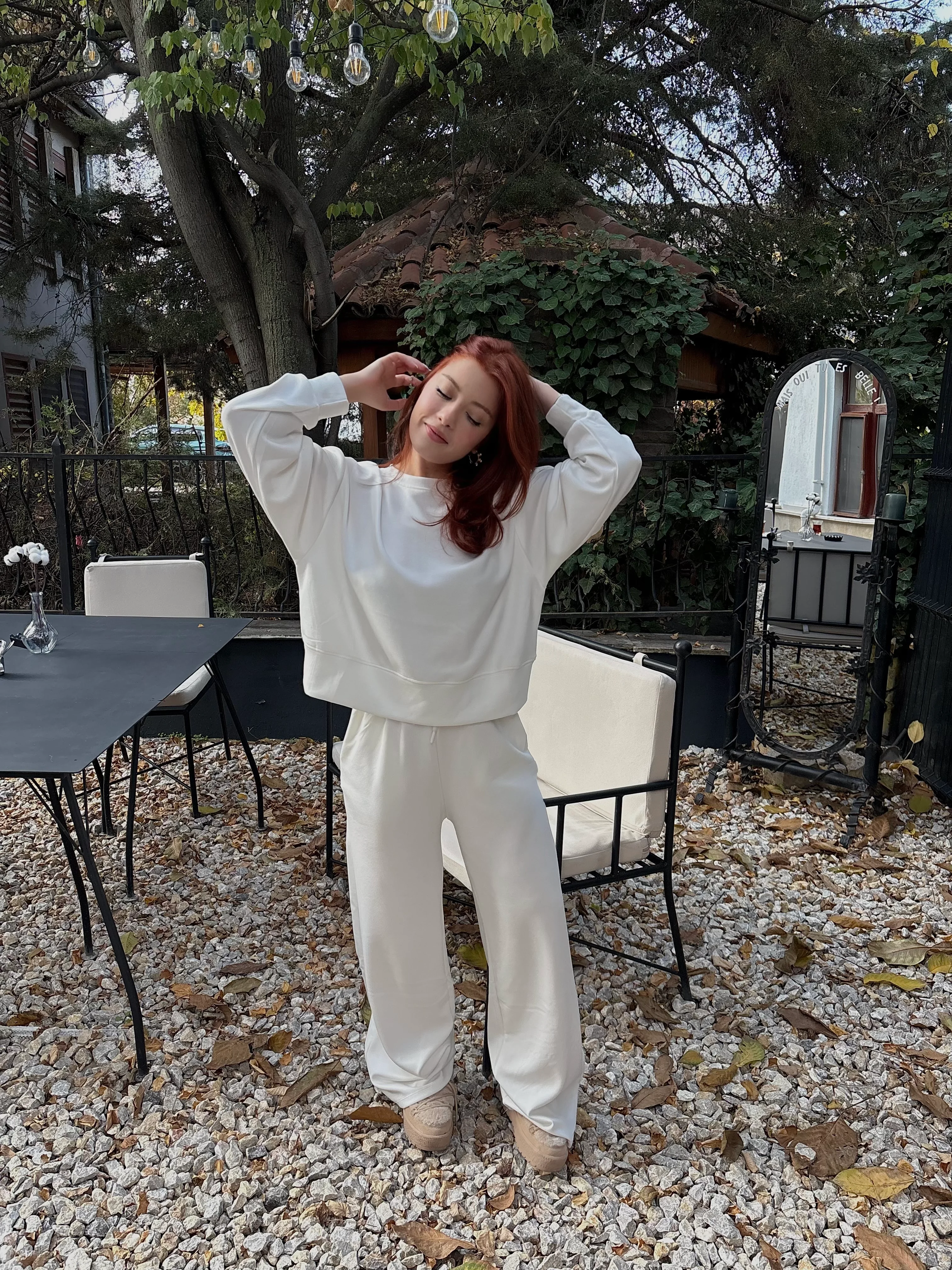 Oys Modal Beyaz Takım