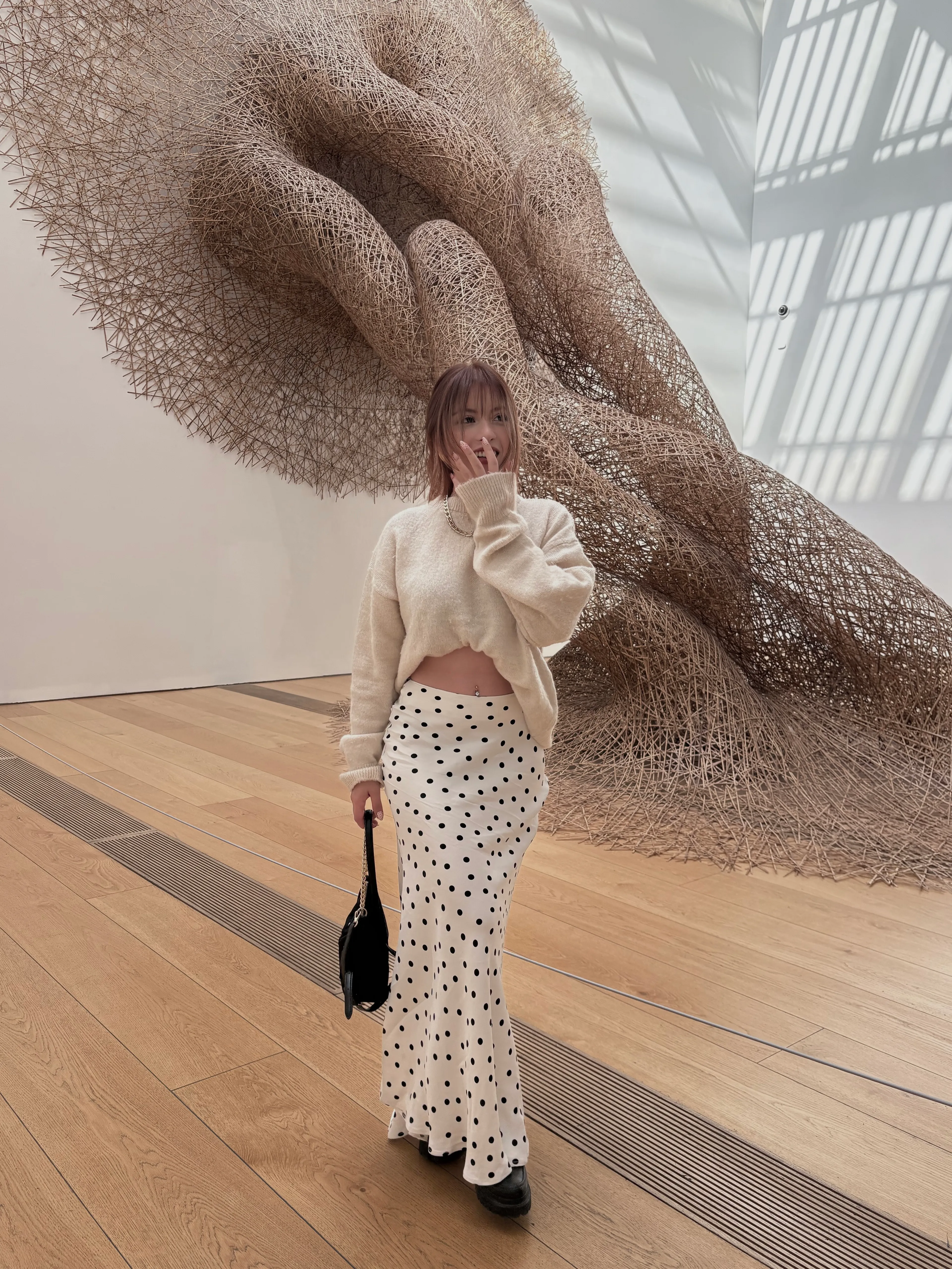 Orjinal Marka Ekru Tiftik Kazak