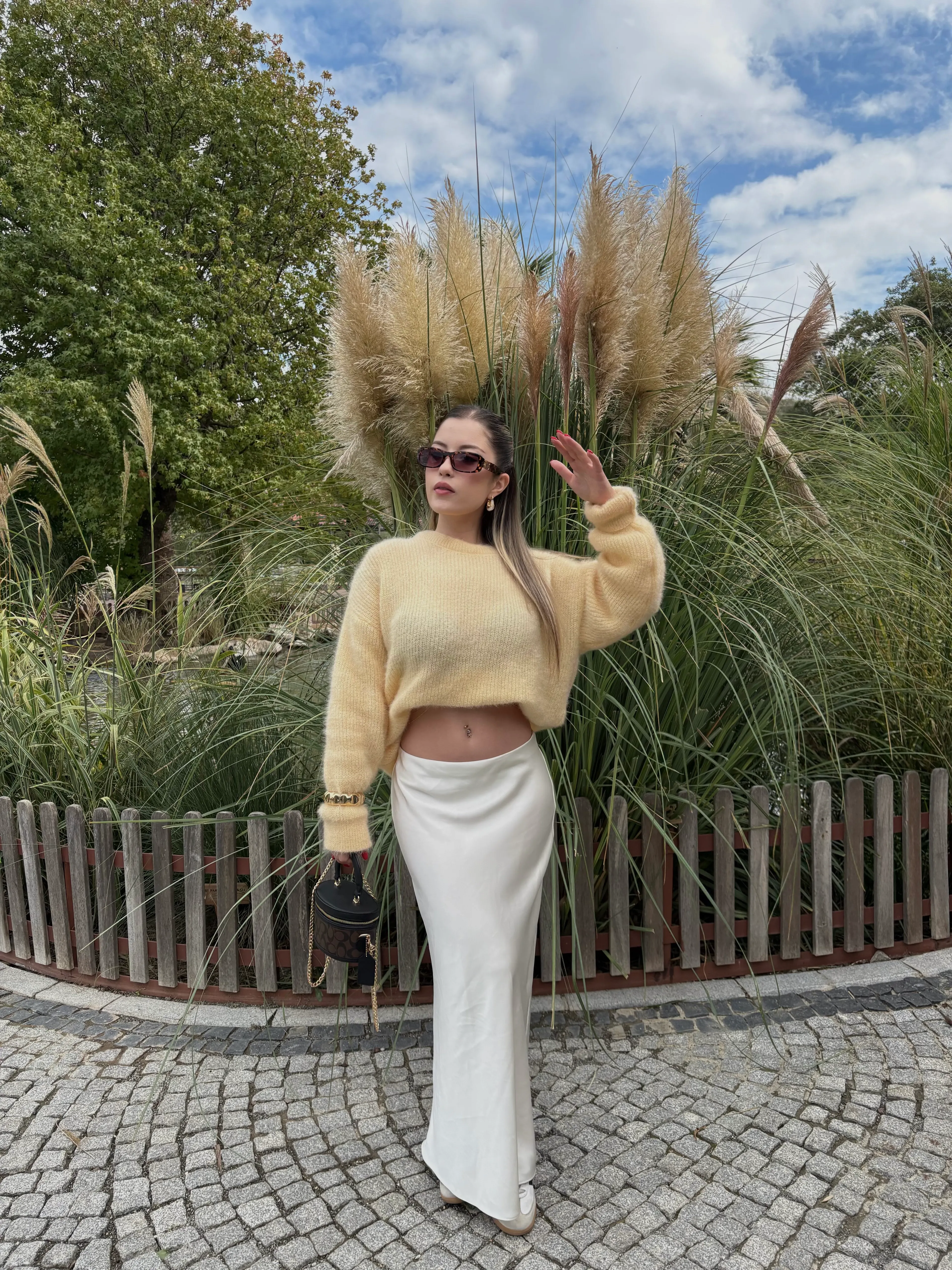 Premium Tereyağ Sarısı Kazak