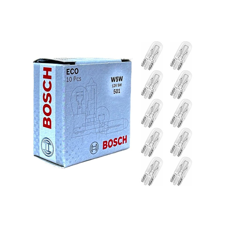 Dipsiz Ampul 12V5W (10 Adet) | Bosch 1987302819