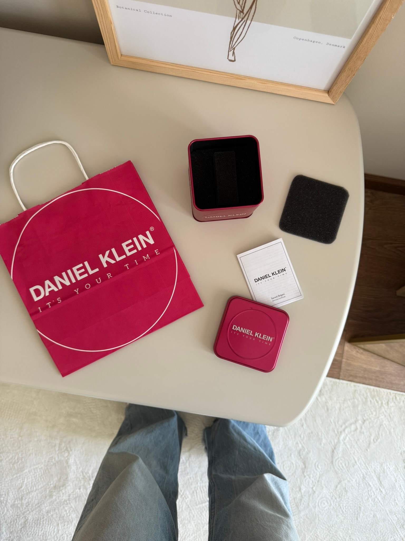 Daniel Klein Garantili Premium Kadın Kol Saati Gold Renk (Gold Kadran) RSDK-128