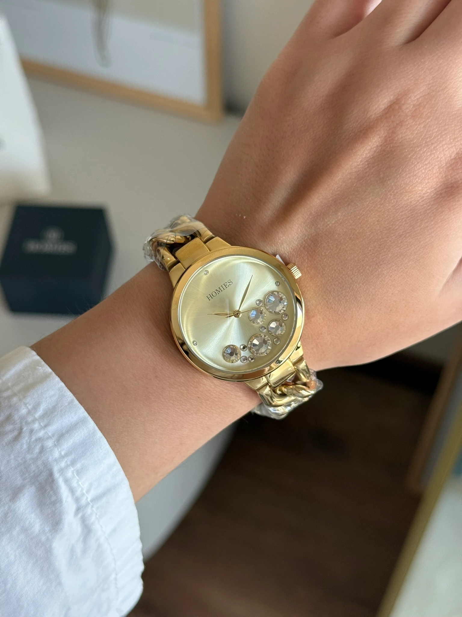 Homies Garantili Premium Kol Saati Gold (Gold Kadran) RSHMS-285