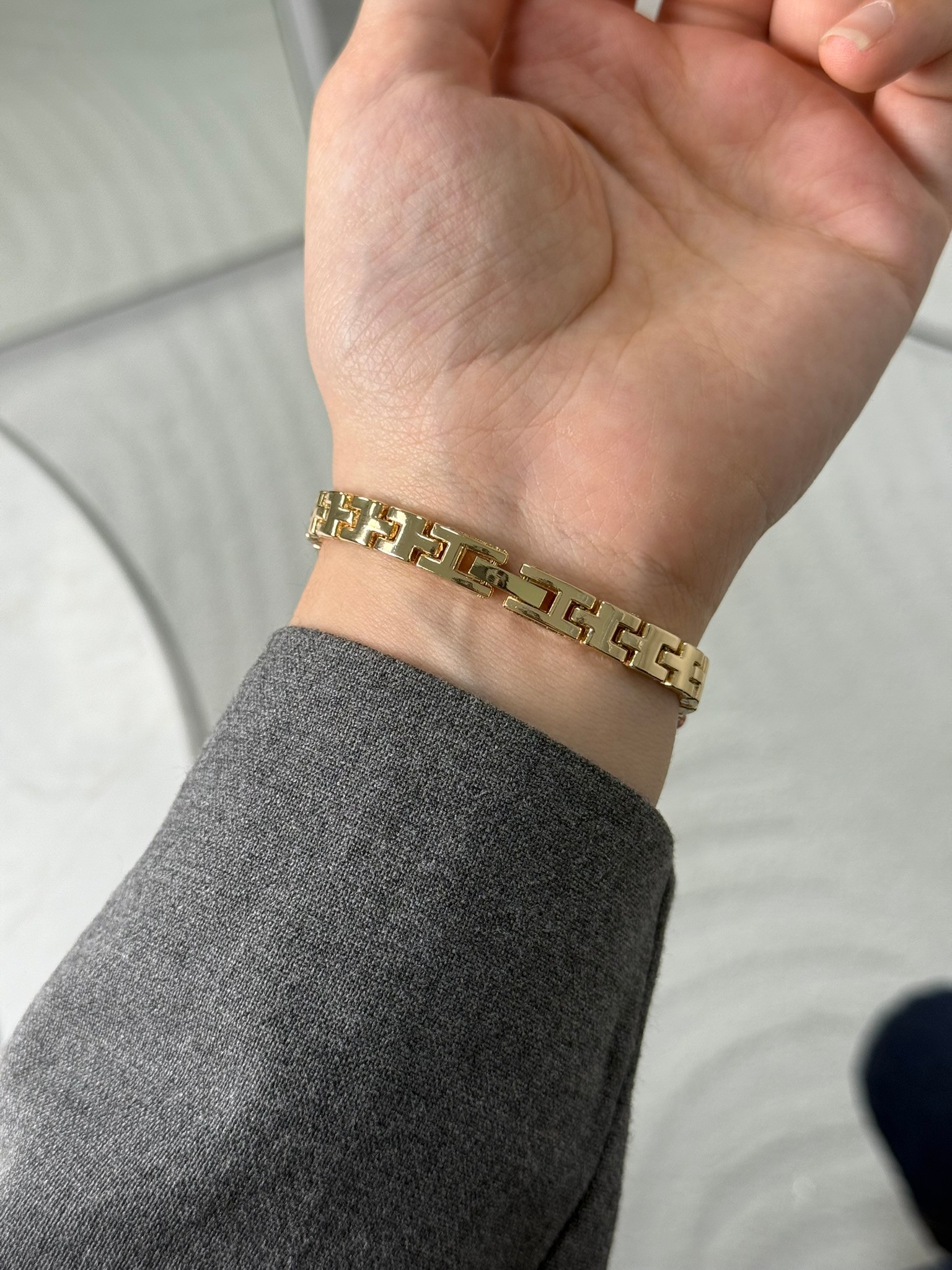 Hilsulle Yeni Sezon İnce Kordon Kadın Kol Saati Gold (Gold Kadran)