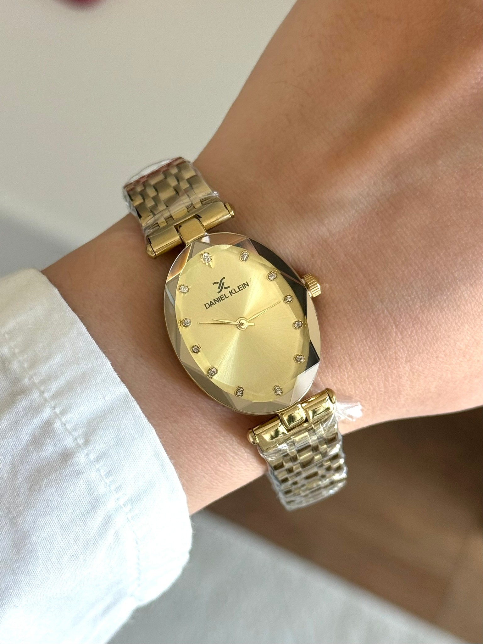 Daniel Klein Garantili Premium Kadın Kol Saati Gold Renk (Gold Kadran) RSDK-128