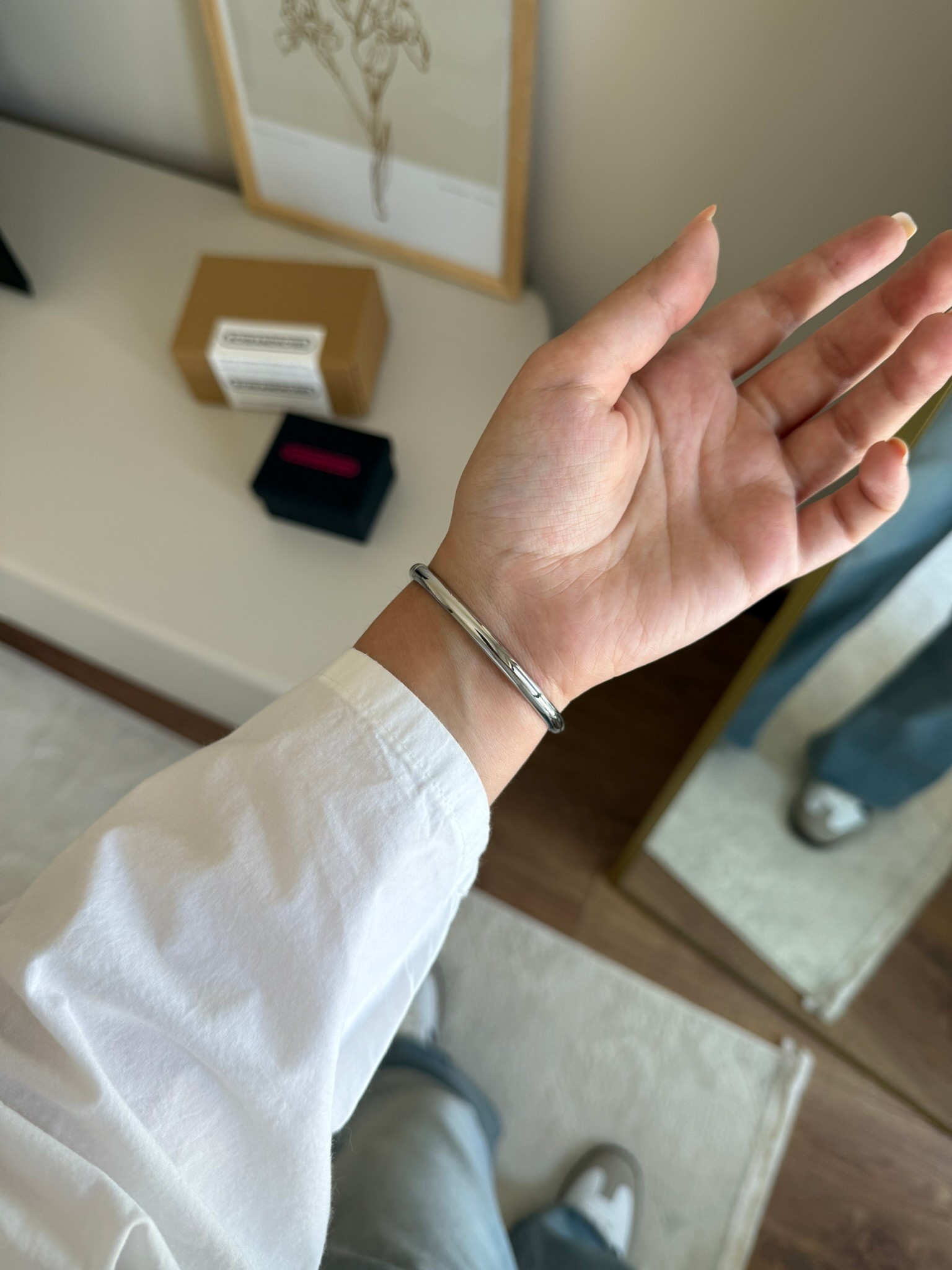 Joses Renkli Taş Yeni Sezon Kelepçe Bileklik Gümüş