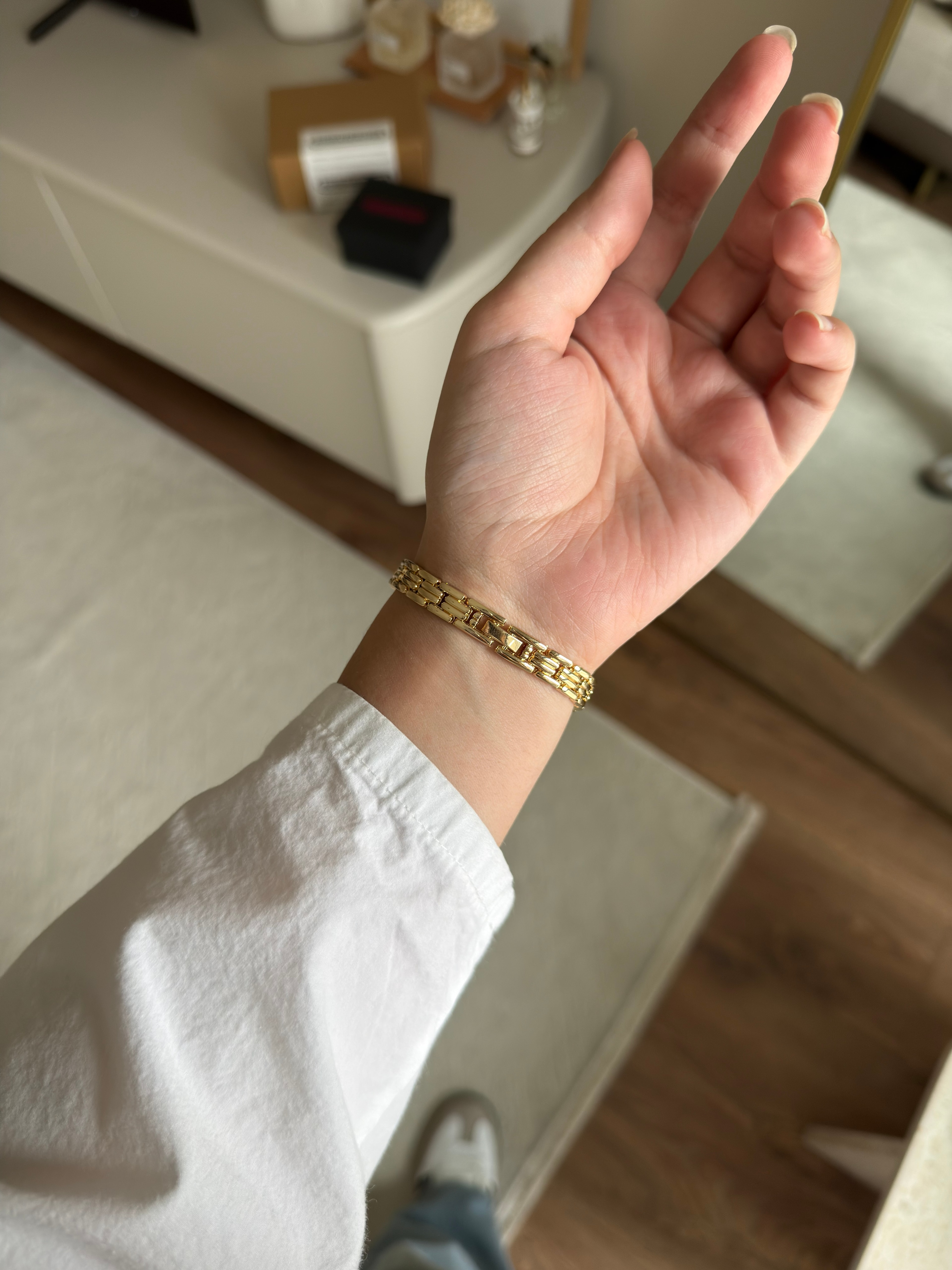 Jule Minimal Kadın Kol Saati Gold (Yeşil Kadran)