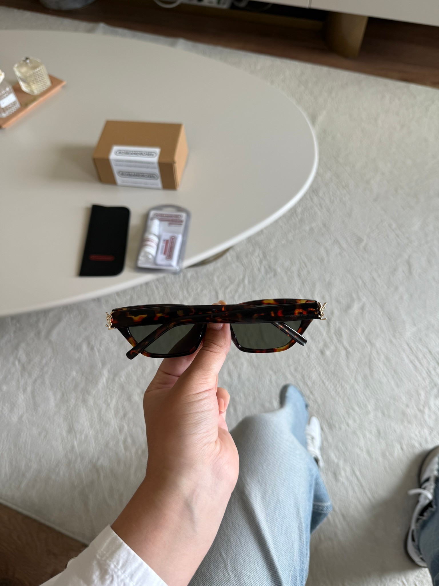 Yesmine Orijinal Model Logo Detay Güneş Gözlüğü Leopar