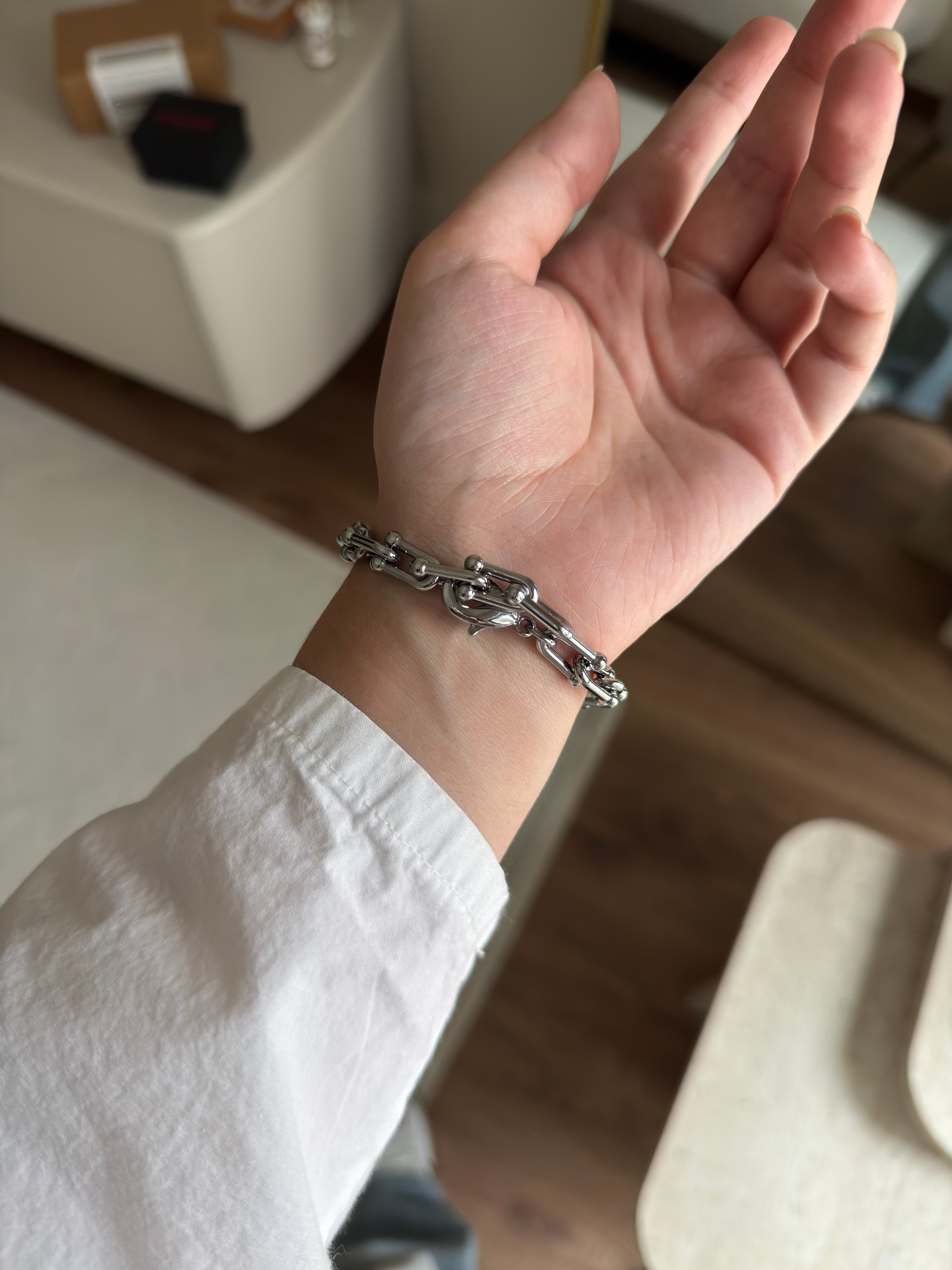 Tiffe Muadil Model Kadın Kol Saati Gümüş (Yeşil Kadran)