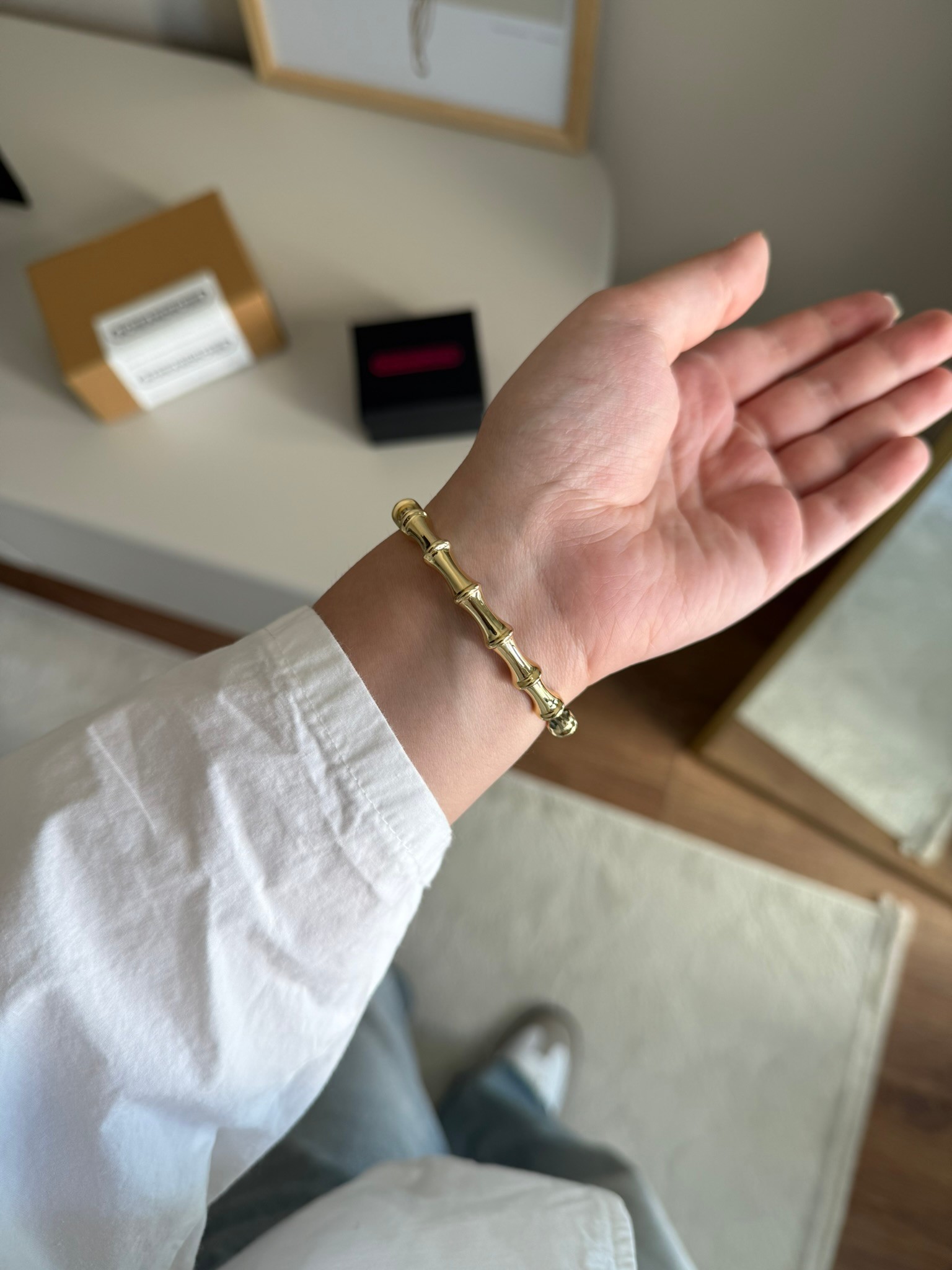 Monte Çelik Bileklik Gold-Gümüş