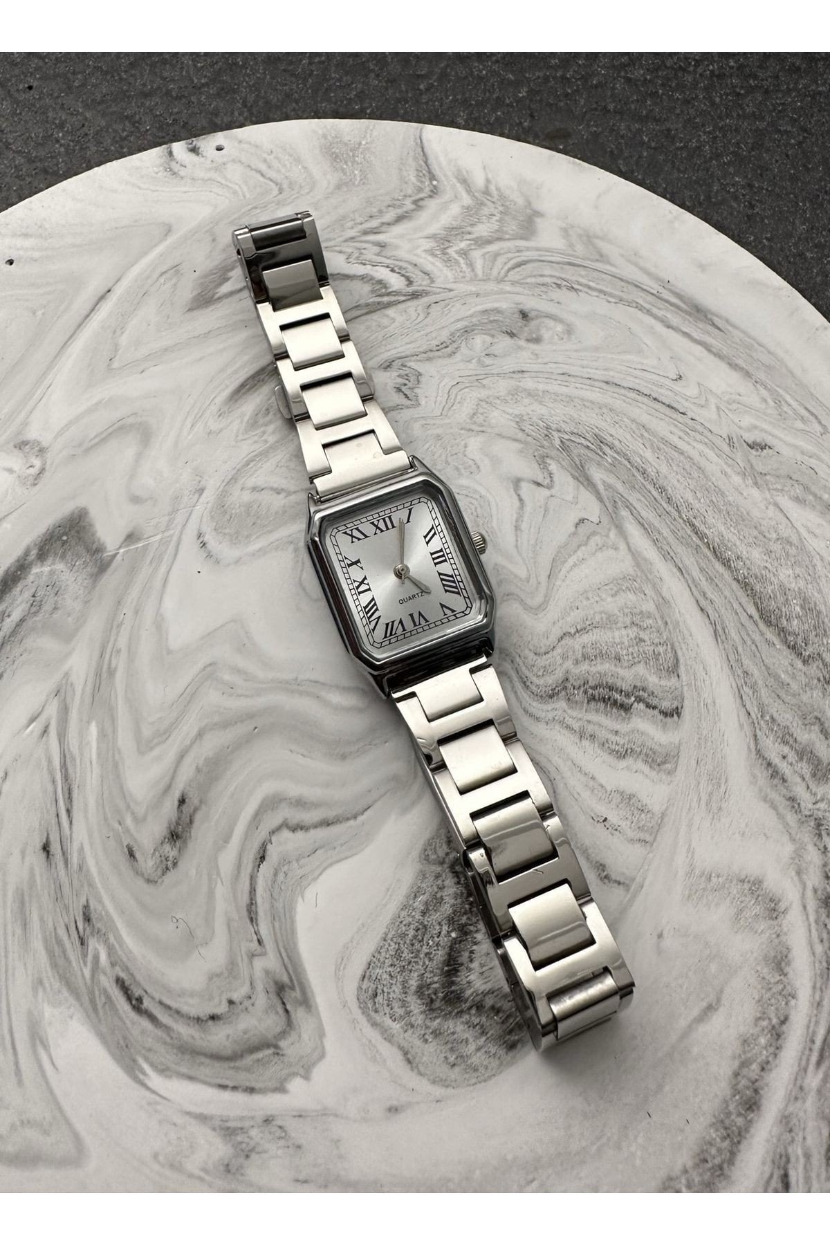 Savio Roma Rakamlı Özel Seri Kadın Gümüş Renk Çelik Minimal Vintage Yeni Sezon Kol Saati