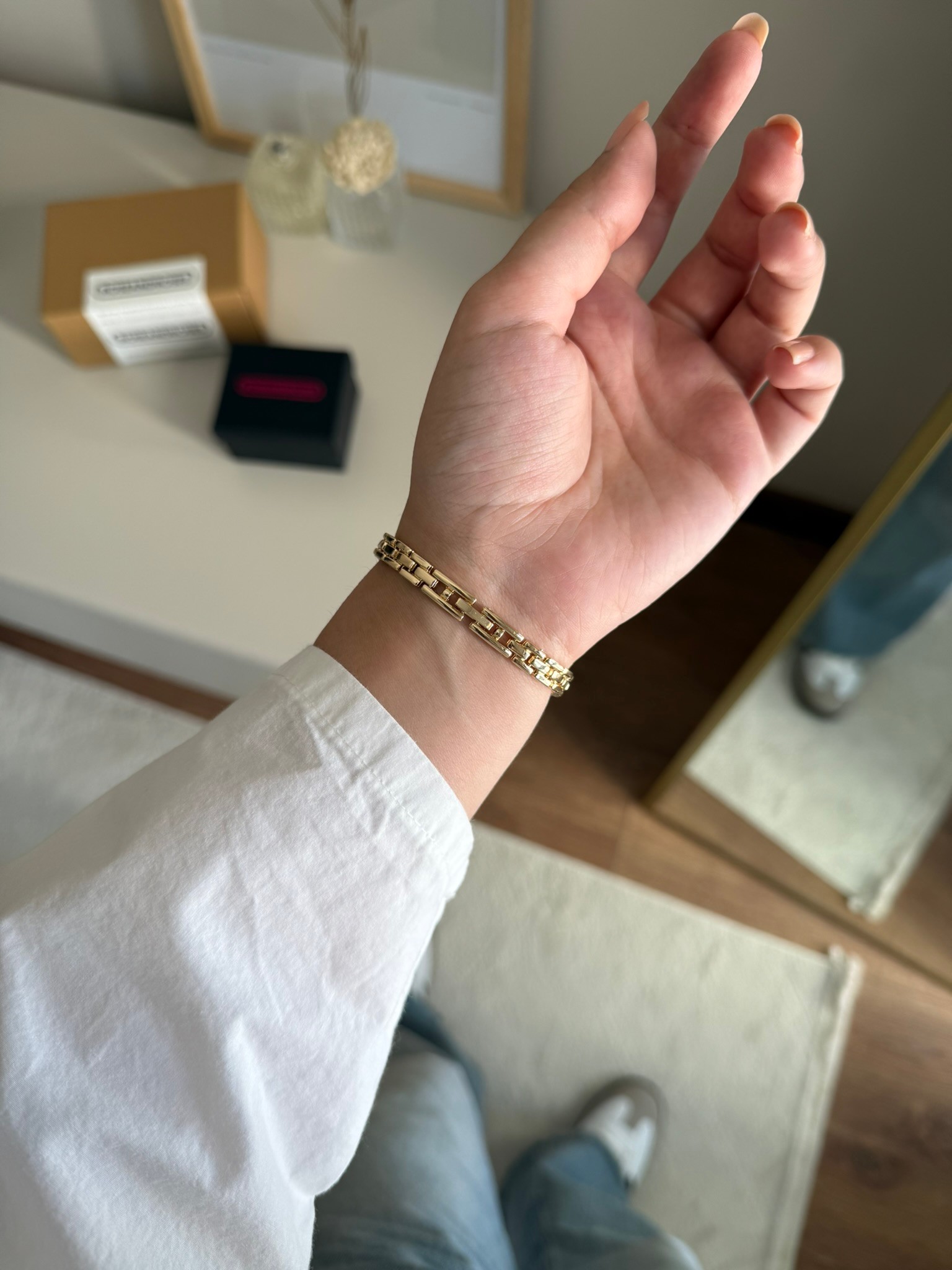 Loven Özel Tasarım Kadran Vintage Kalp Detay Kadın Kol Saati Gold (Gold Kadran)