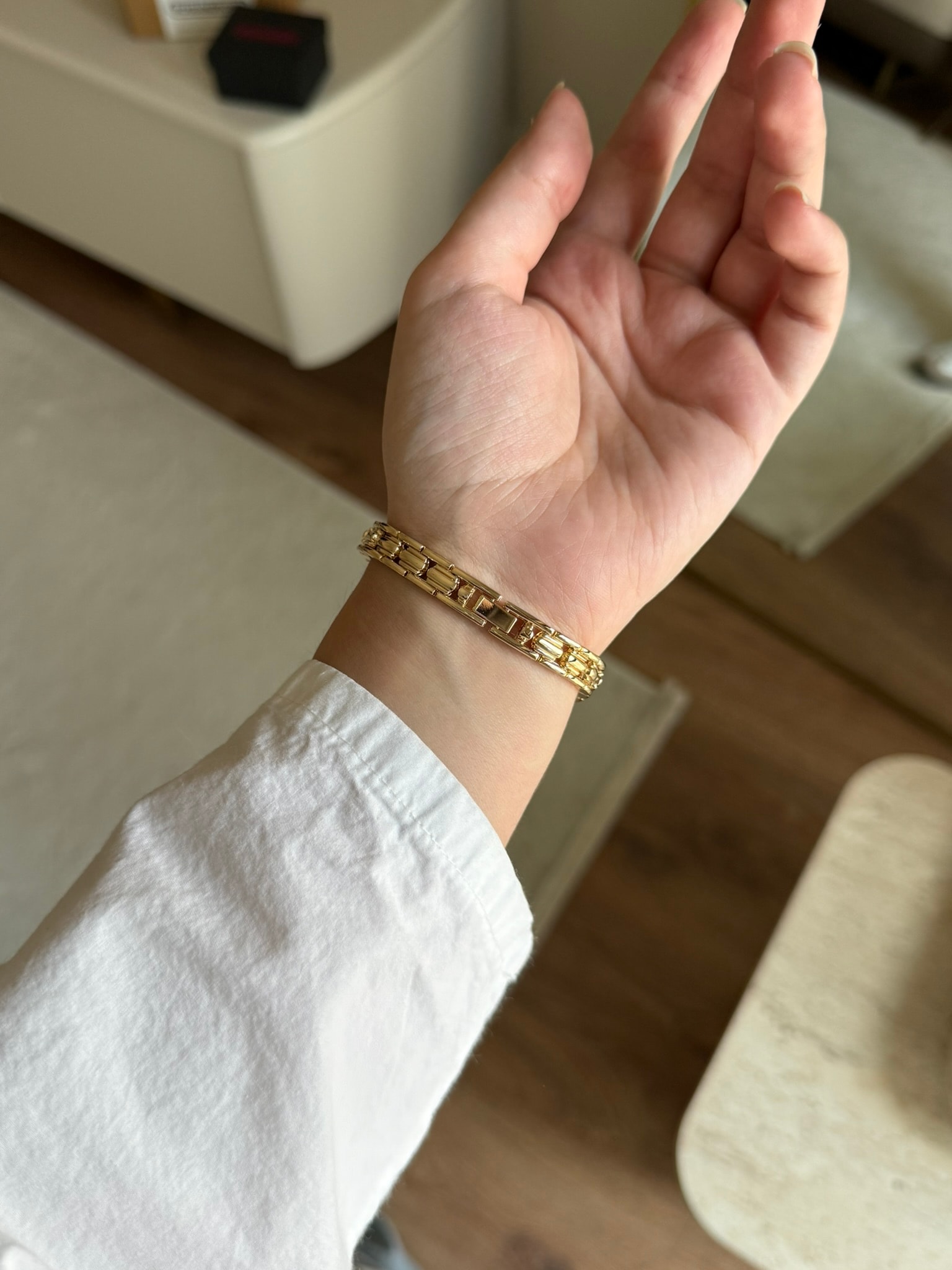 Bonfesa Minimal Kadın Kol Saati Gold (Pembe Kadran)
