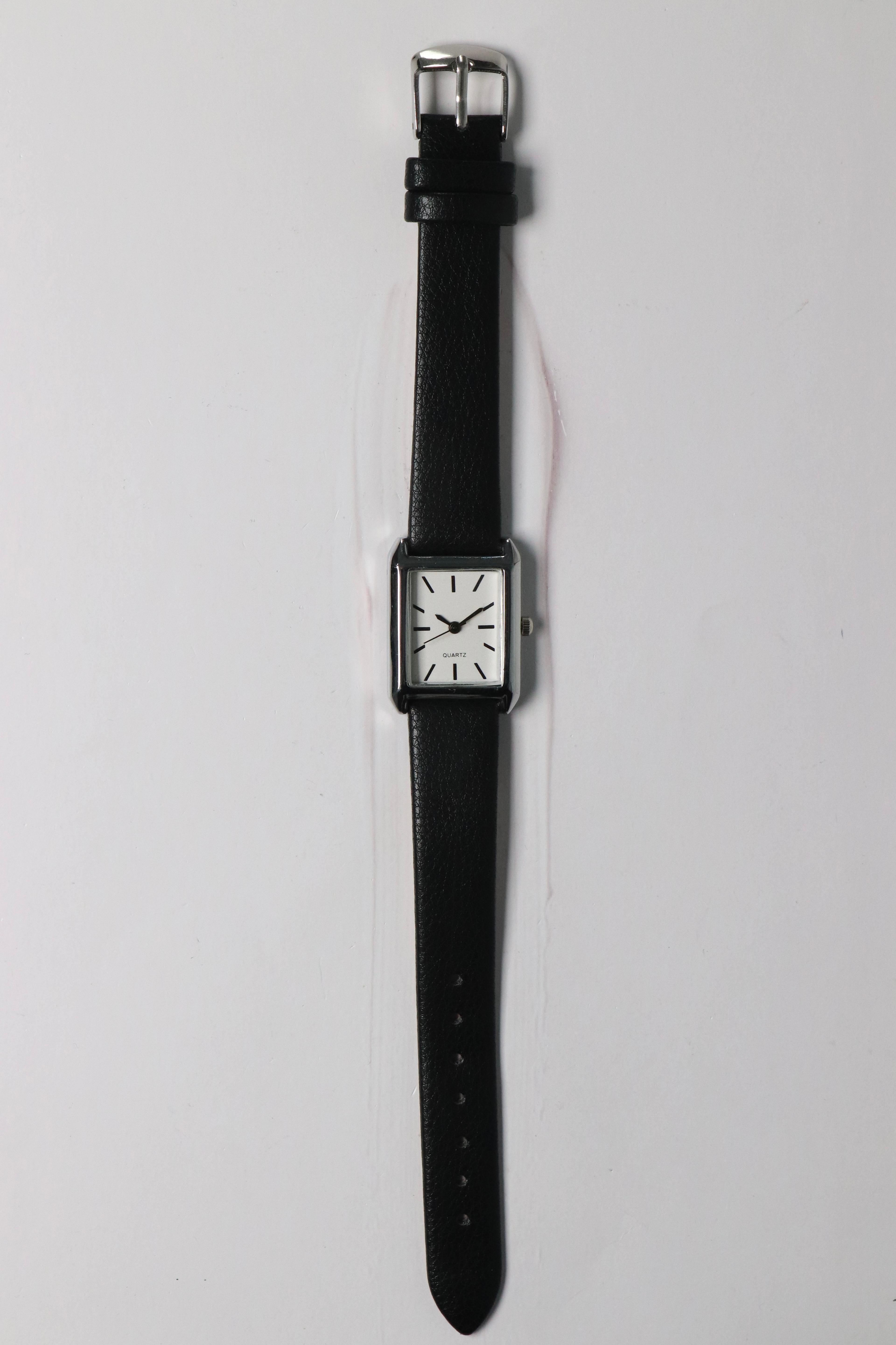 Shay Basic Deri Kayış Vintage Model Kol Saati Siyah