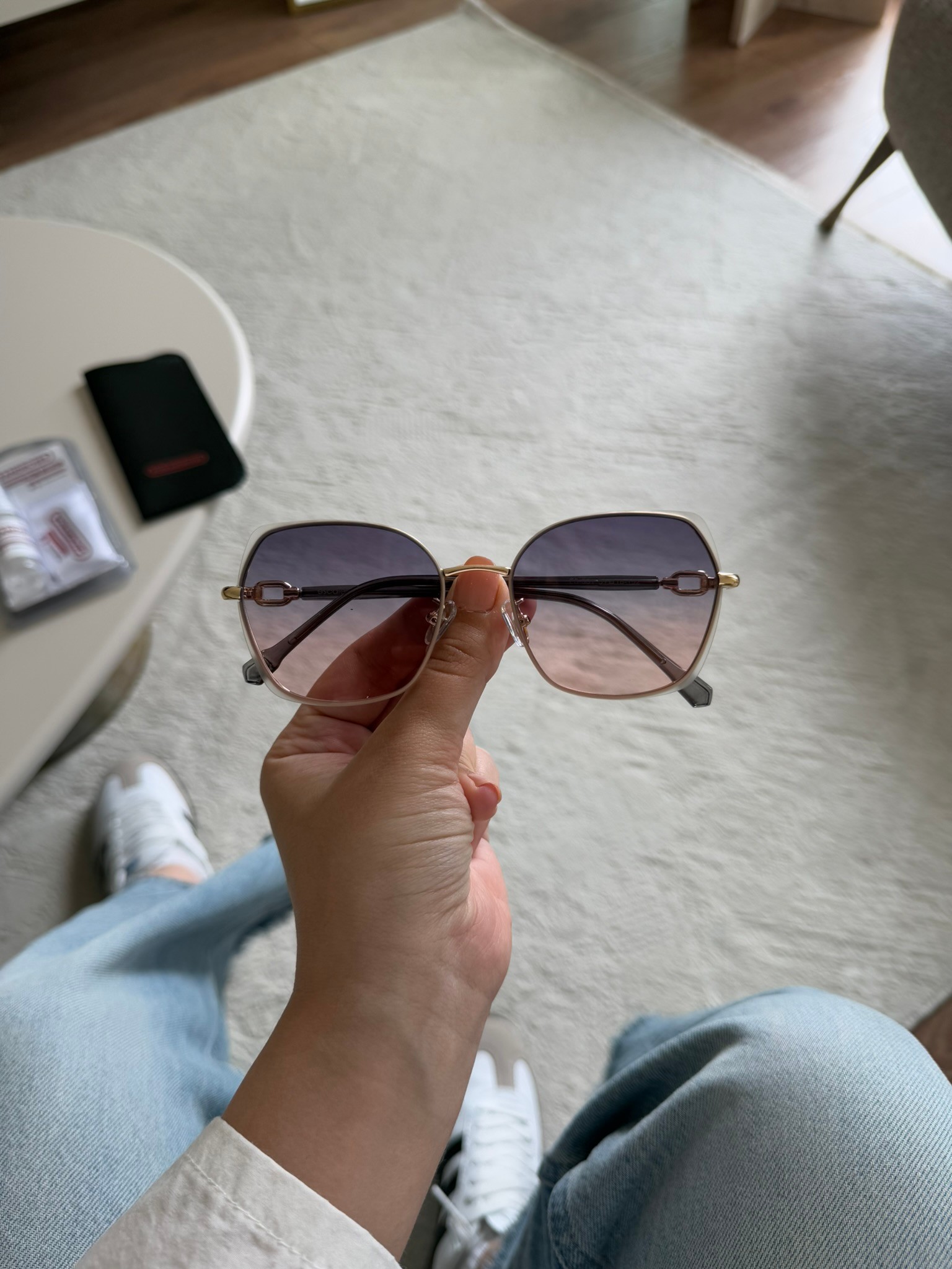 Mirae Orijinal Model Güneş Gözlüğü Pembe Mor Degrade