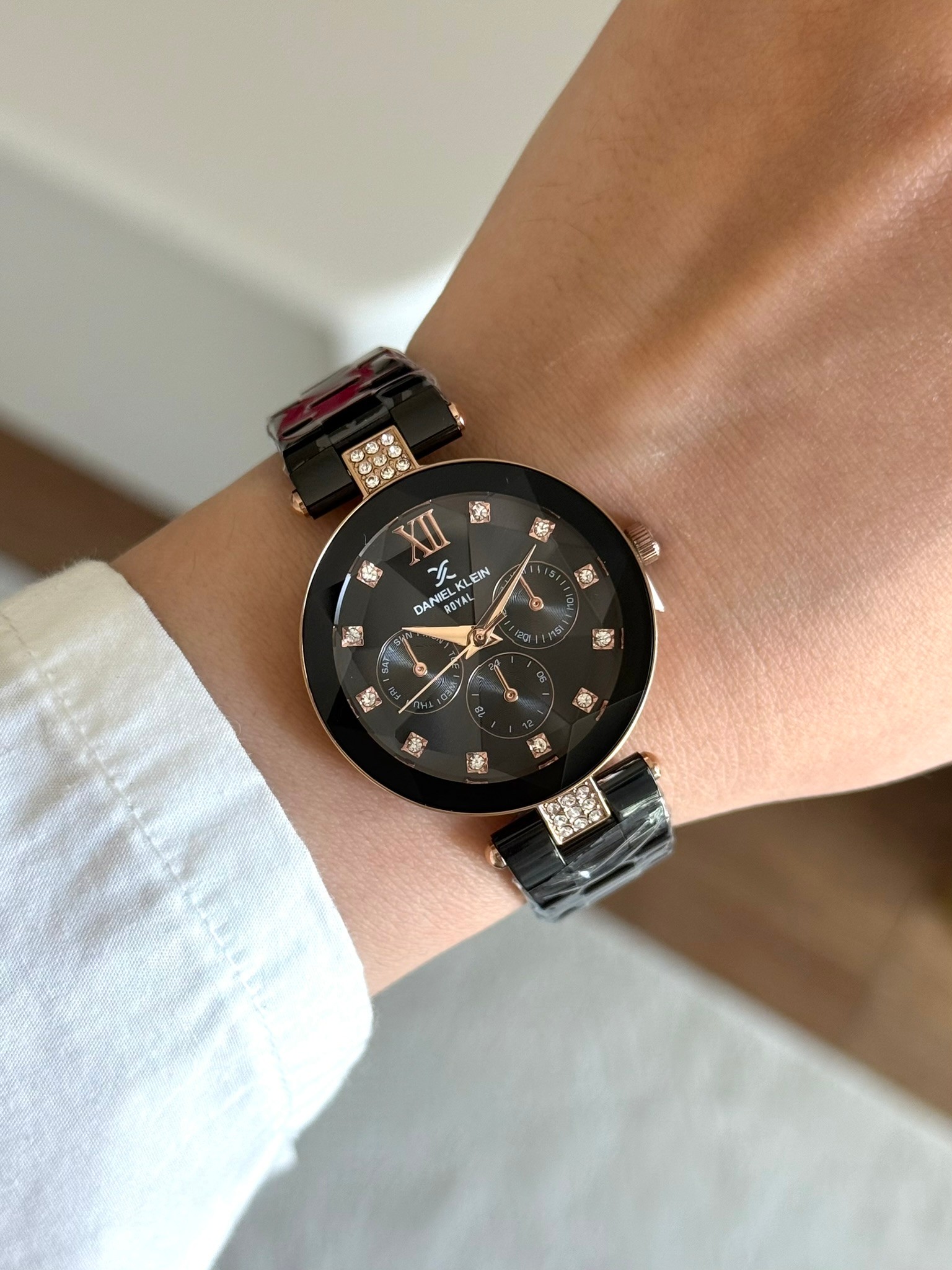 Daniel Klein Garantili Premium Kadın Kol Saati Siyah Renk (Siyah Kadran) RSDK-134