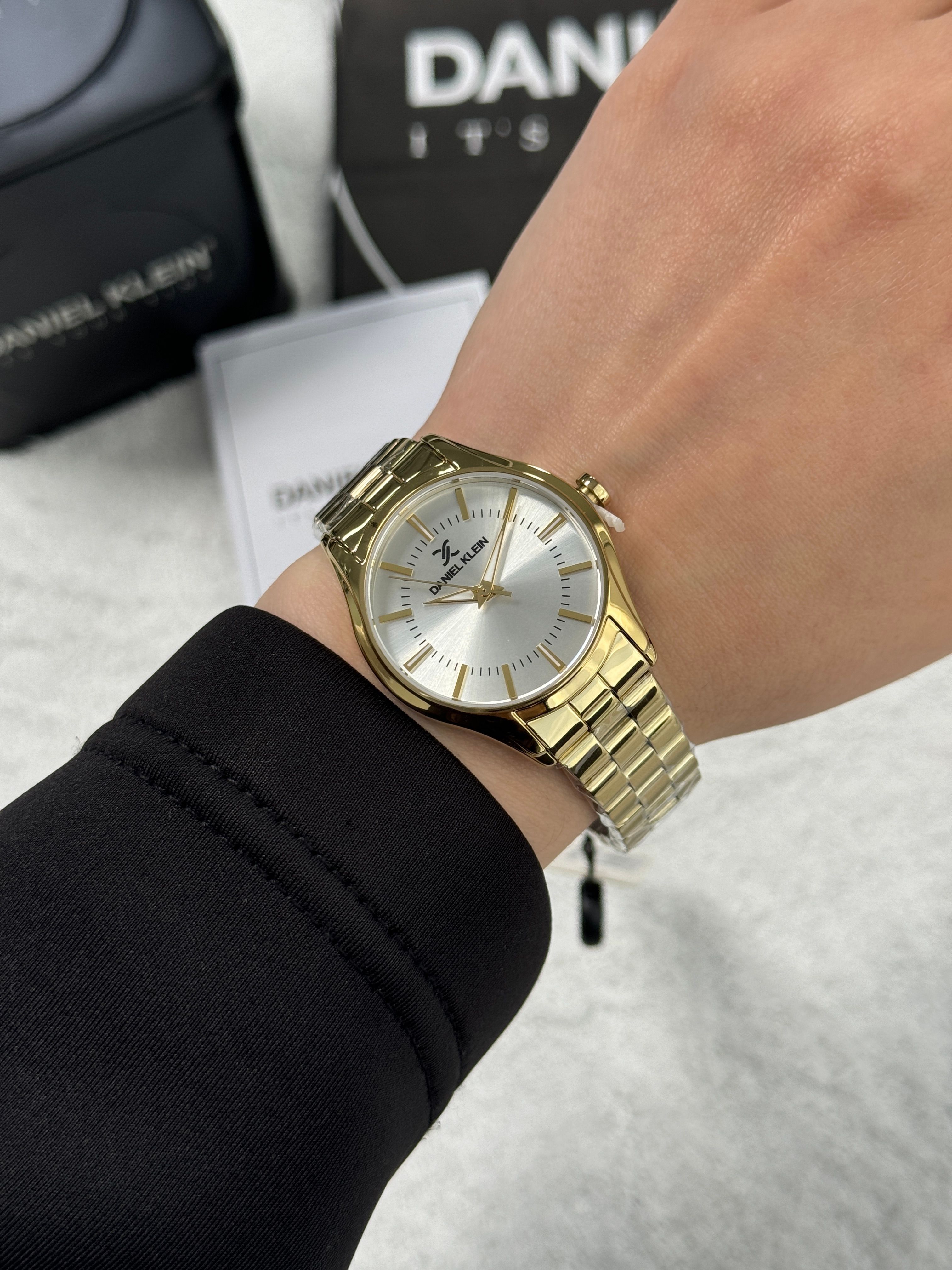 Daniel Klein Garantili Premium Kadın Kol Saati Gold Renk DK02-001