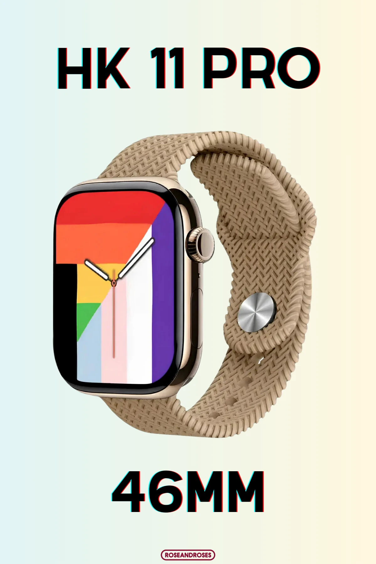 HK11 PRO MAX Çok Fonksiyonel Akıllı Saat - Çöl Titanyum