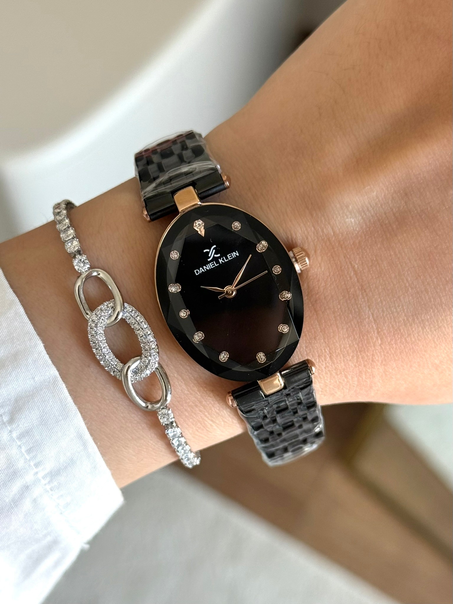 Daniel Klein Garantili Premium Kadın Kol Saati Siyah Renk (Siyah Kadran) RSDK-133