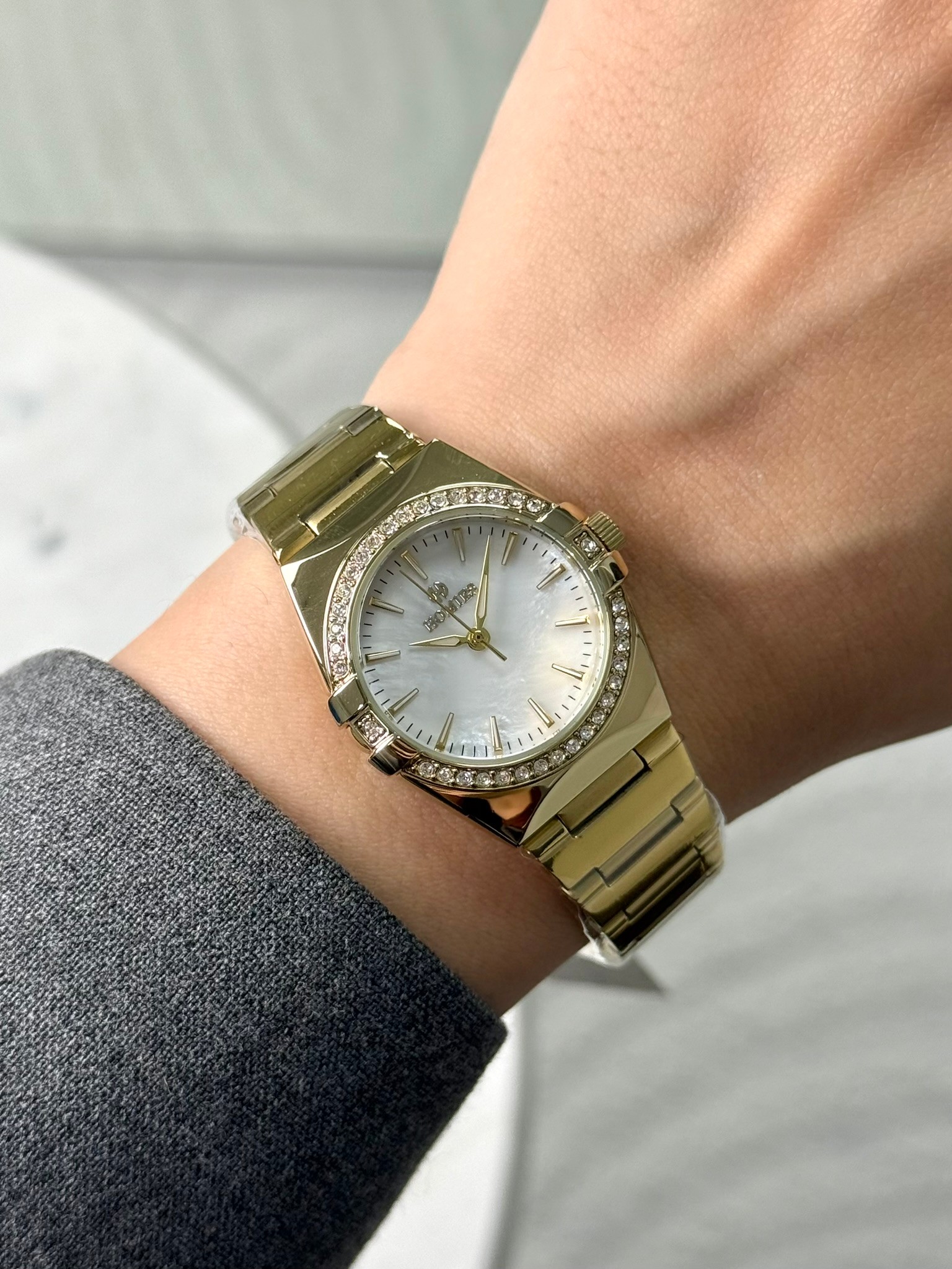 Homies Garantili Premium Kadın Kol Saati Gold (Beyaz Kadran) RSHMS-219