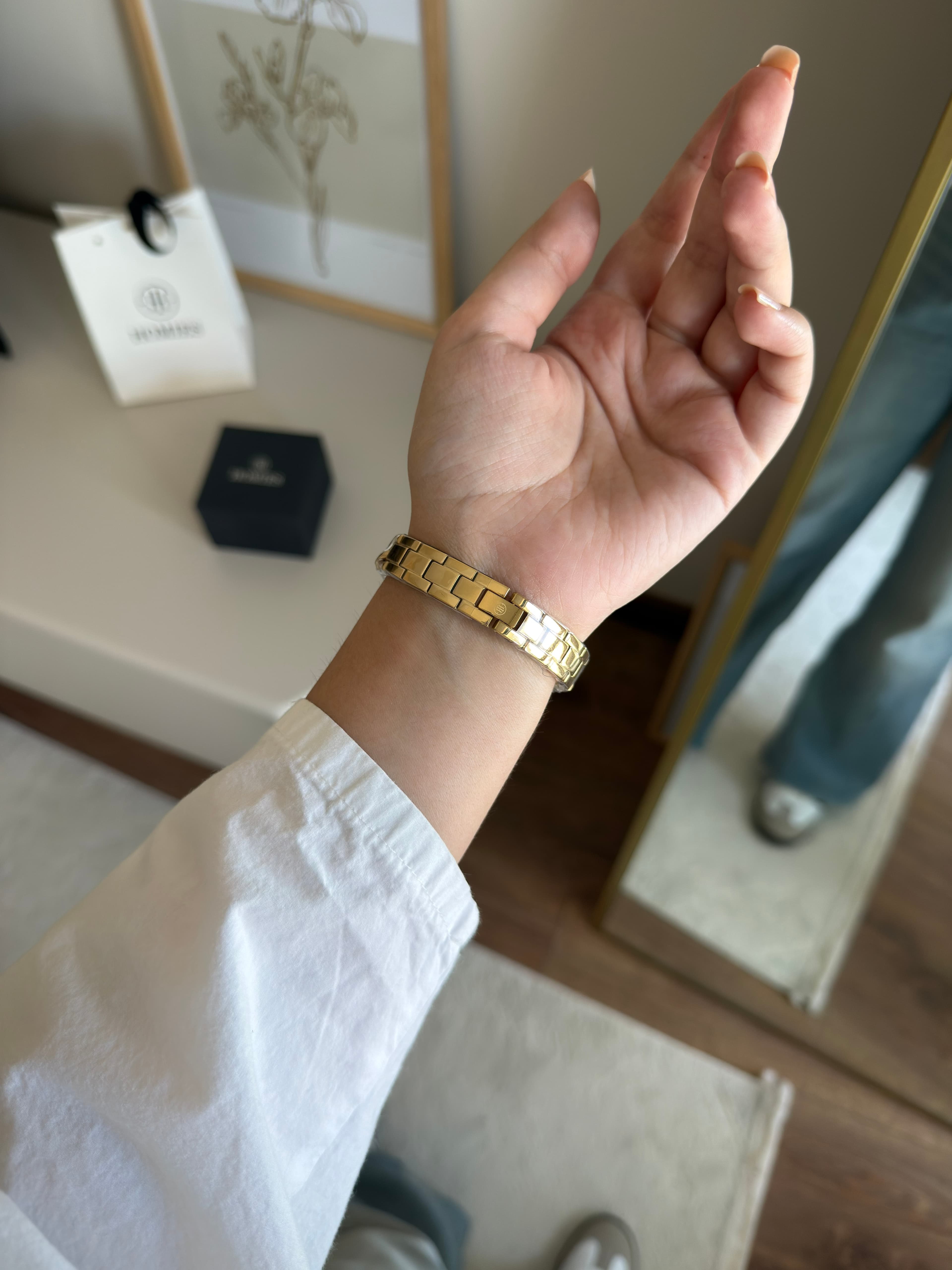 Homies Garantili Premium Kol Saati Gold (Gold Kadran) RSHMS-275