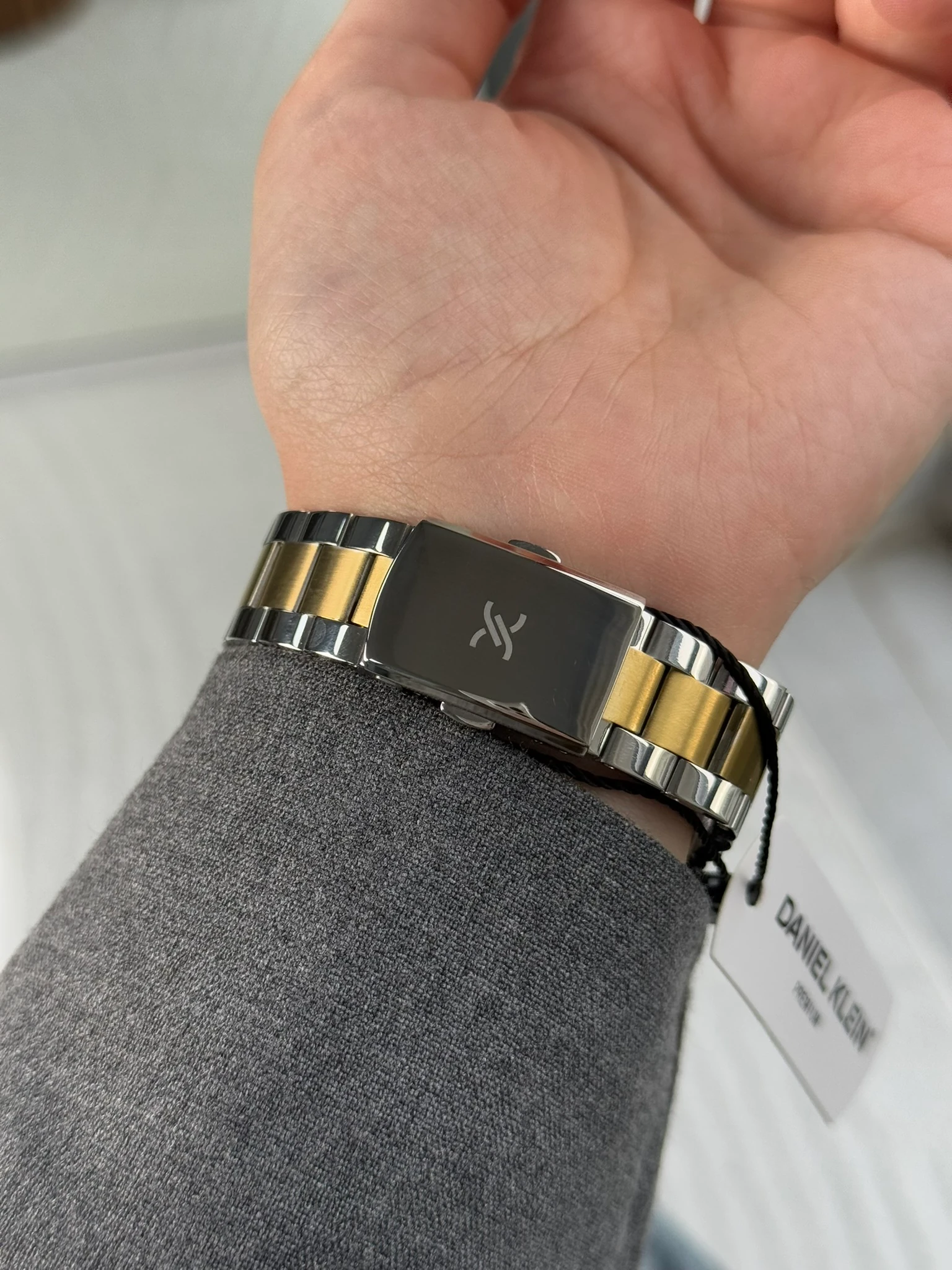 Daniel Klein Garantili Premium Kadın Kol Saati Gold-Gümüş Renk (Beyaz Kadran) RSDK-026