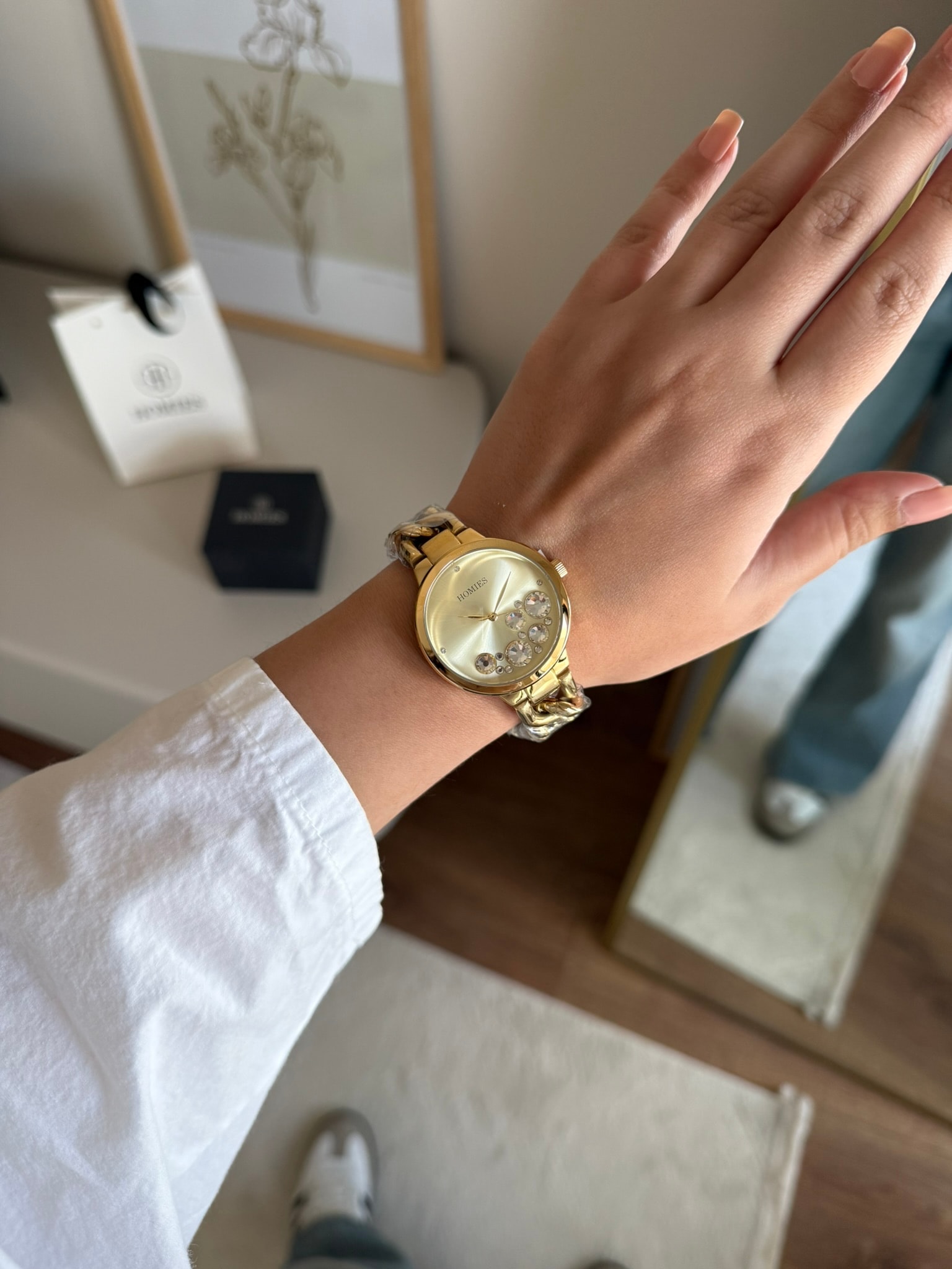 Homies Garantili Premium Kol Saati Gold (Gold Kadran) RSHMS-285