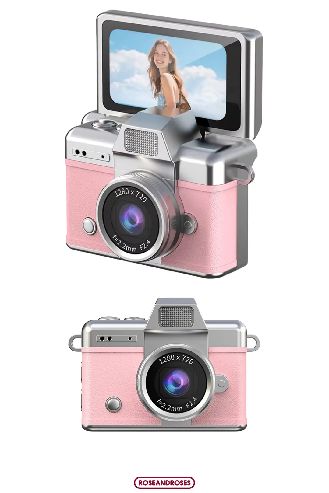 Minyatür Dönen Ekran Video Foto Kamera