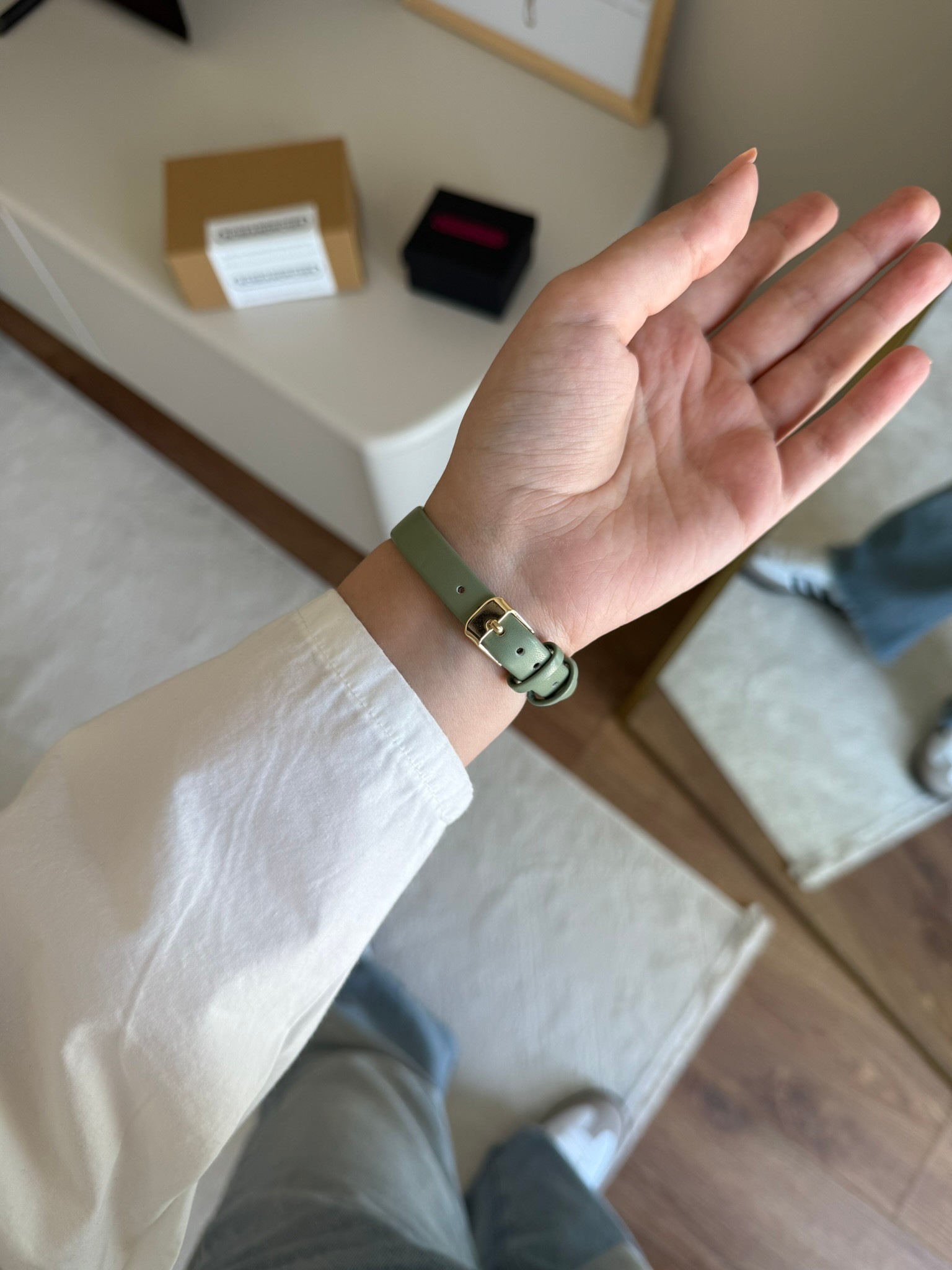 Clarise Deri Kayış Yeni Sezon Kadın Kol Saati Yeşil