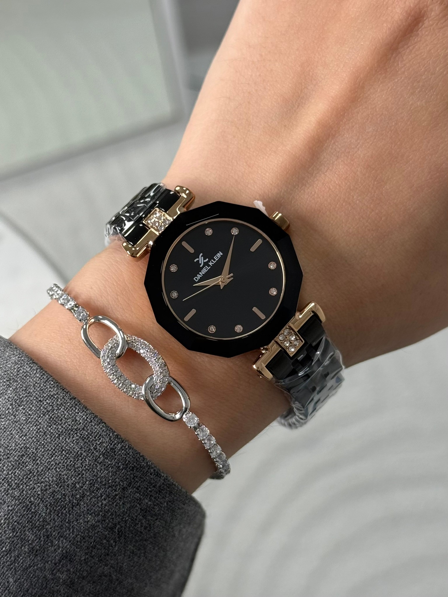 Daniel Klein Garantili Premium Kadın Kol Saati Siyah Renk (Siyah Kadran) RSDK-103