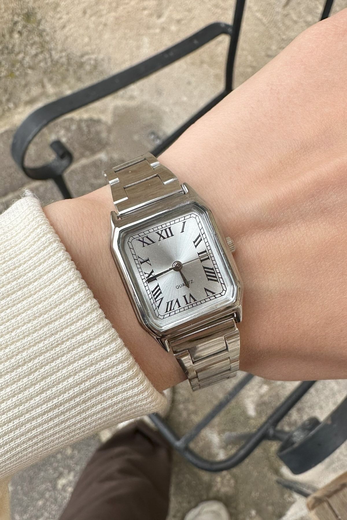 Savio Roma Rakamlı Özel Seri Kadın Gümüş Renk Çelik Minimal Vintage Yeni Sezon Kol Saati