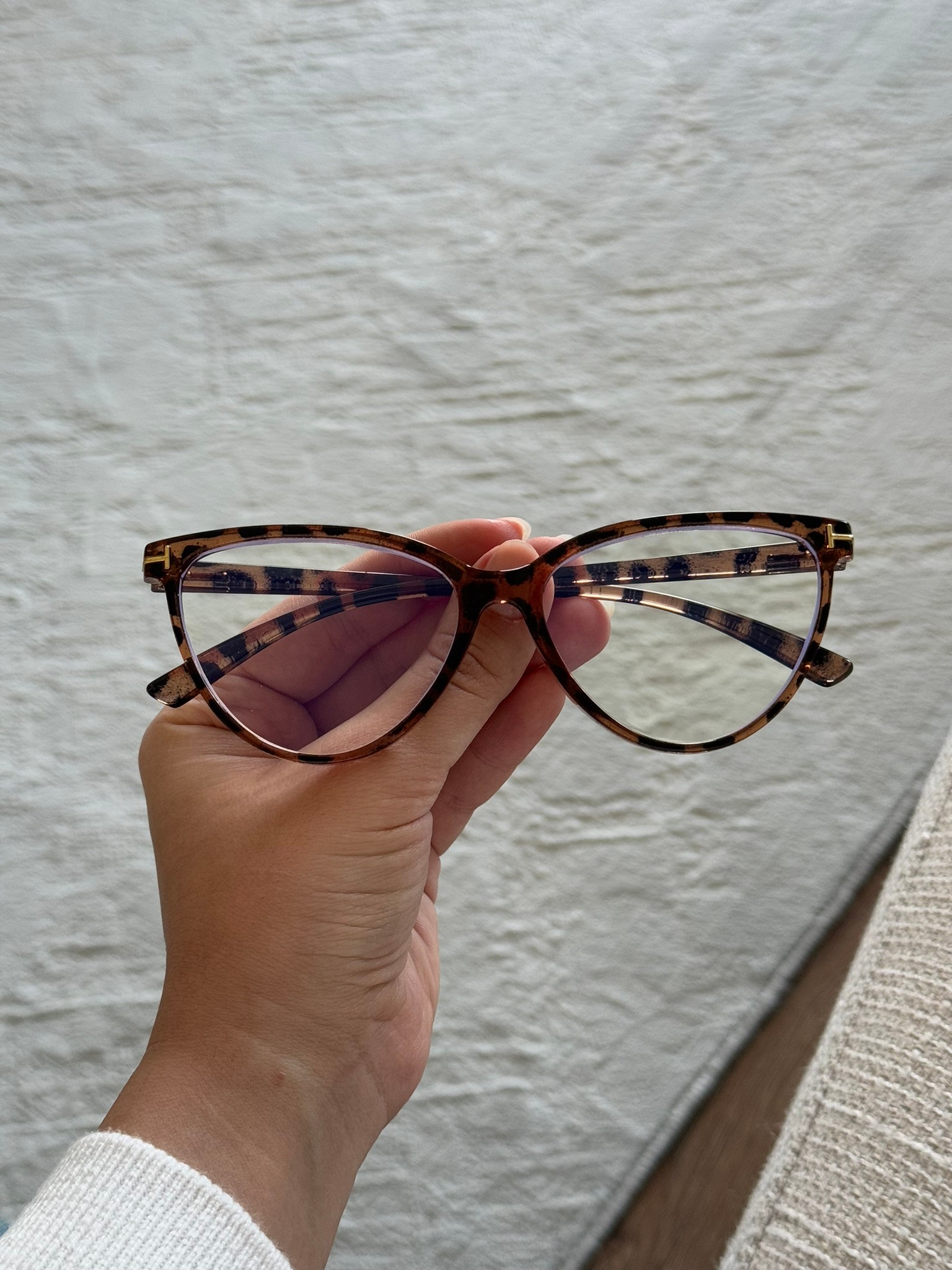 Tonny Optik Uyumlu Cat Model Blue Block Mavi Işık Koruyucu Gözlük Leopar