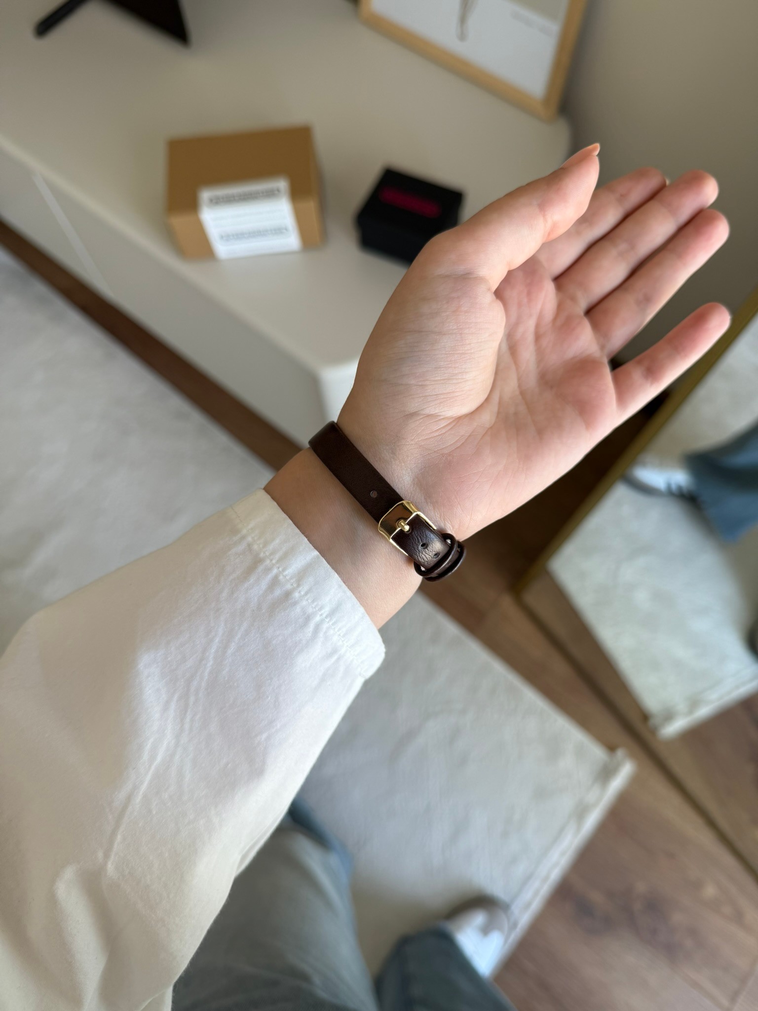Clarise Deri Kayış Yeni Sezon Kadın Kol Saati Kahverengi