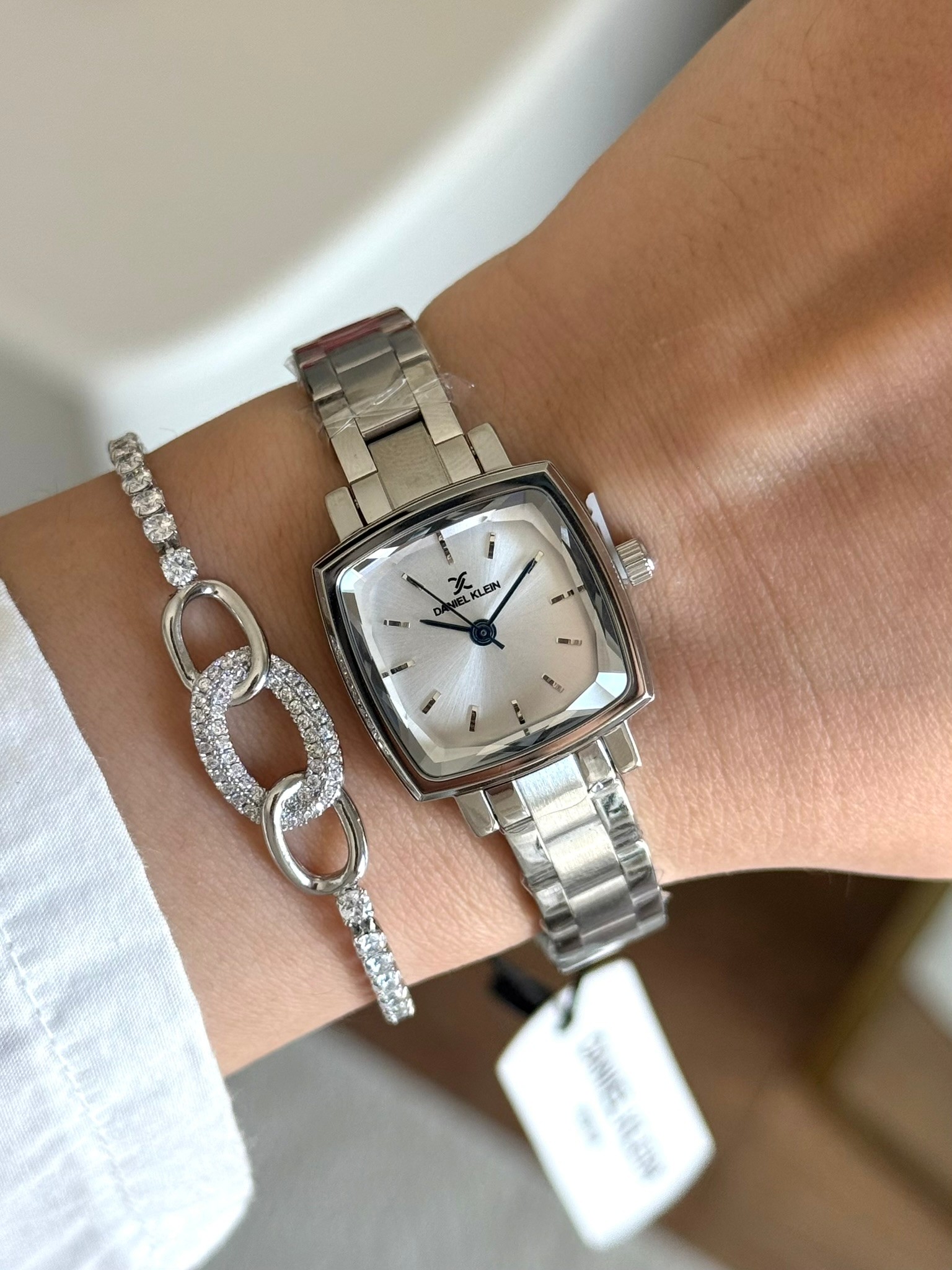Daniel Klein Garantili Premium Kadın Kol Saati Gümüş Renk (Beyaz Kadran) RSDK-141
