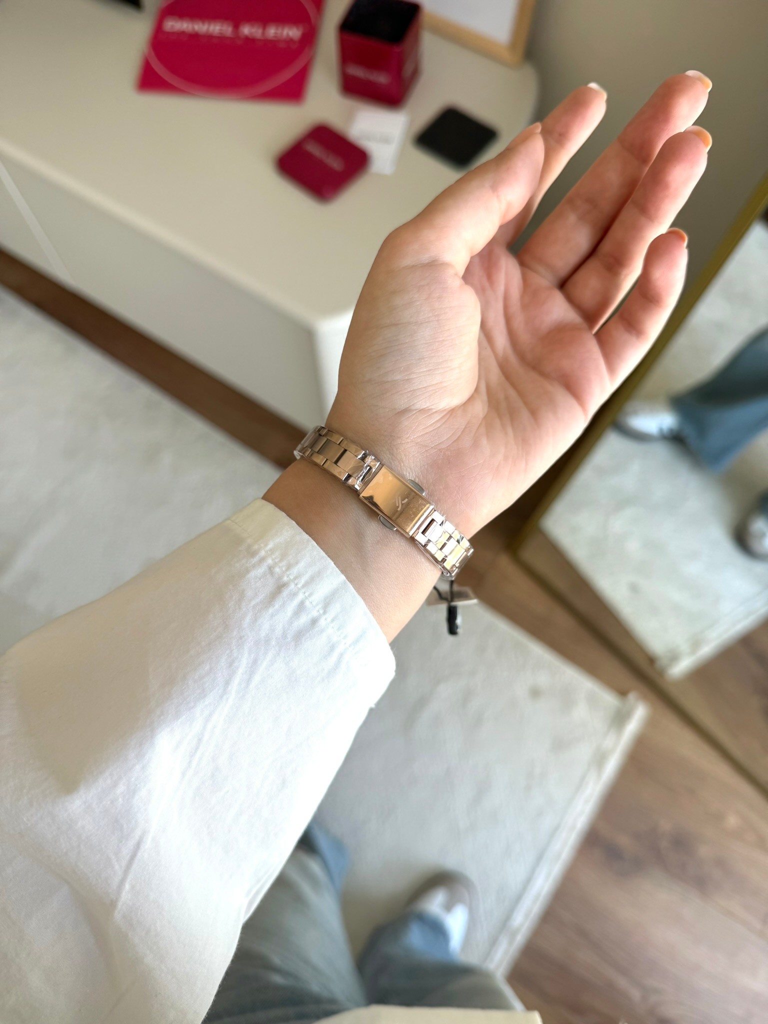 Daniel Klein Garantili Premium Kadın Kol Saati Rose Renk (Yeşil Kadran) RSDK-145
