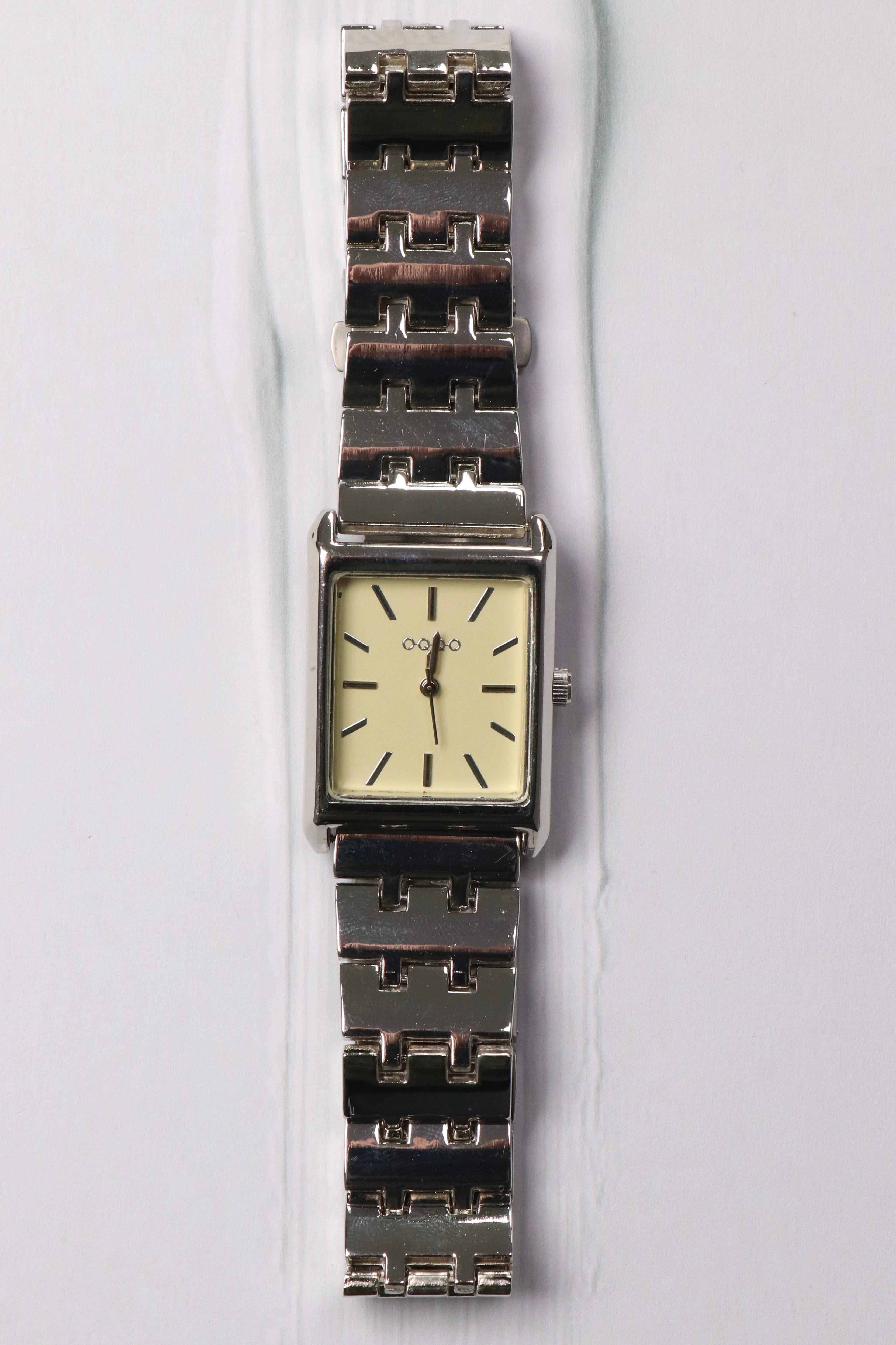 Capsul Özel Tasarım Vintage Model Kadın Kol Saati Gümüş Butter Yellow (Sarı Kadran)
