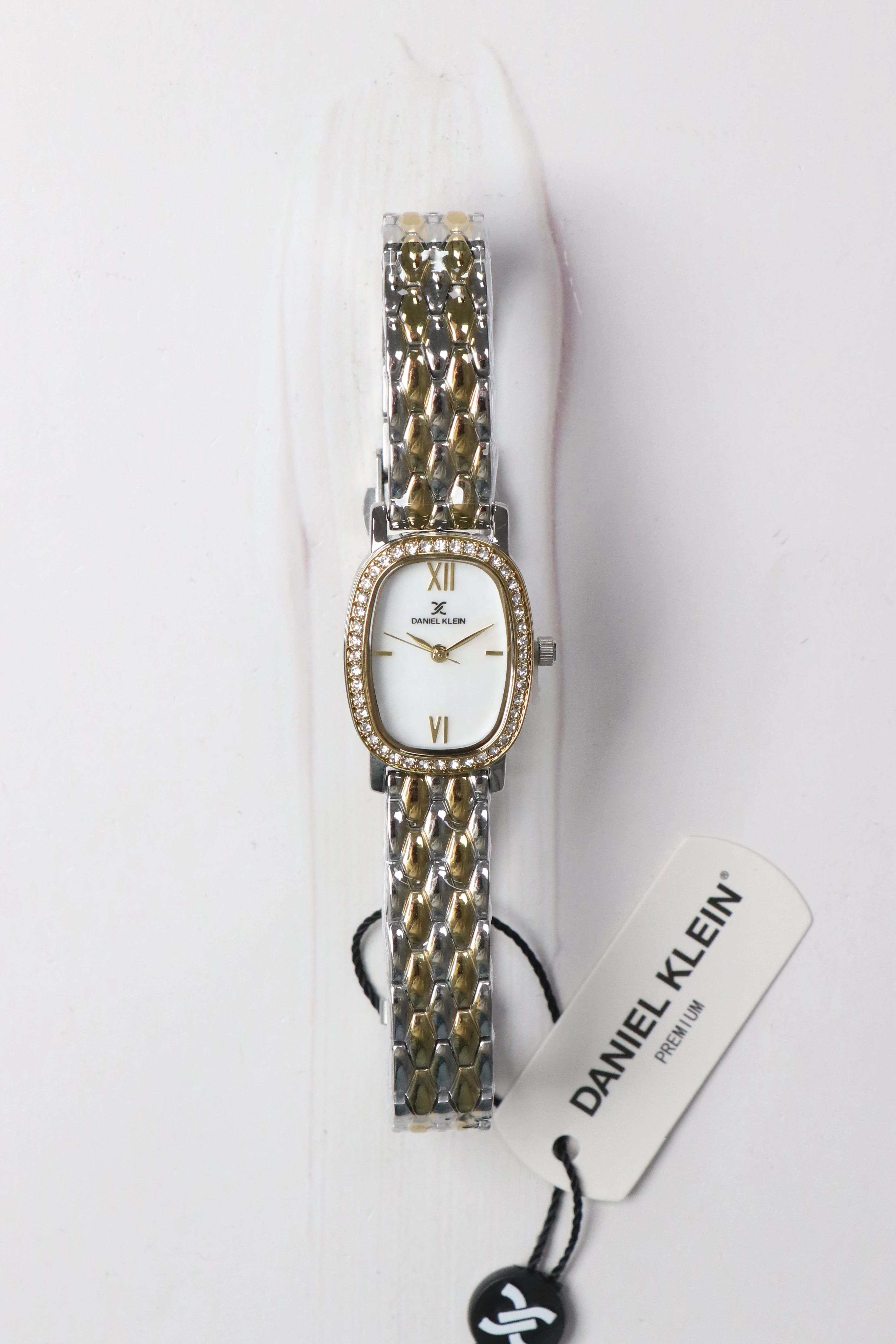 Daniel Klein Garantili Premium Kadın Kol Saati Gold-Gümüş Renk (Beyaz Kadran) RSDK-059