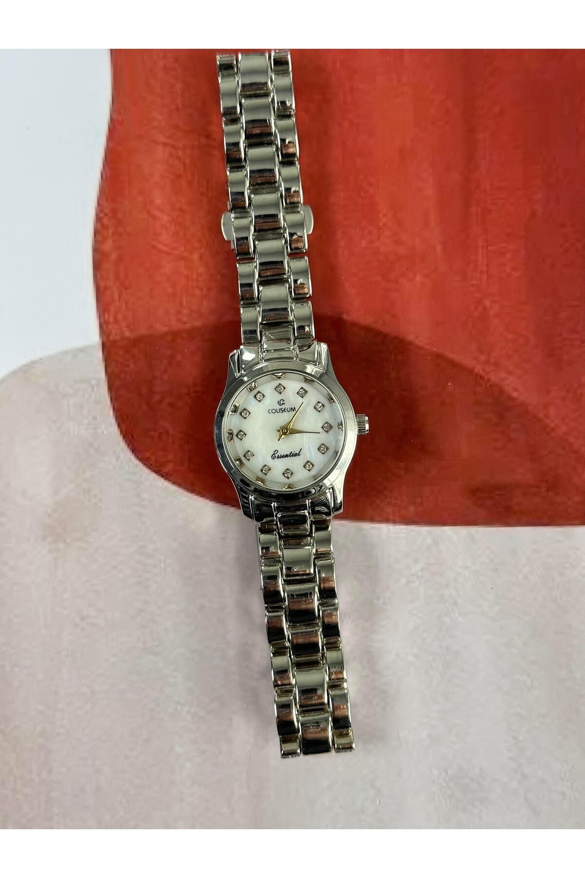 Jesse Özel Seri Kadın Gümüş Renk Beyaz Kadran Çelik Minimal Vintage Yeni Sezon Gümüş Kol Saati