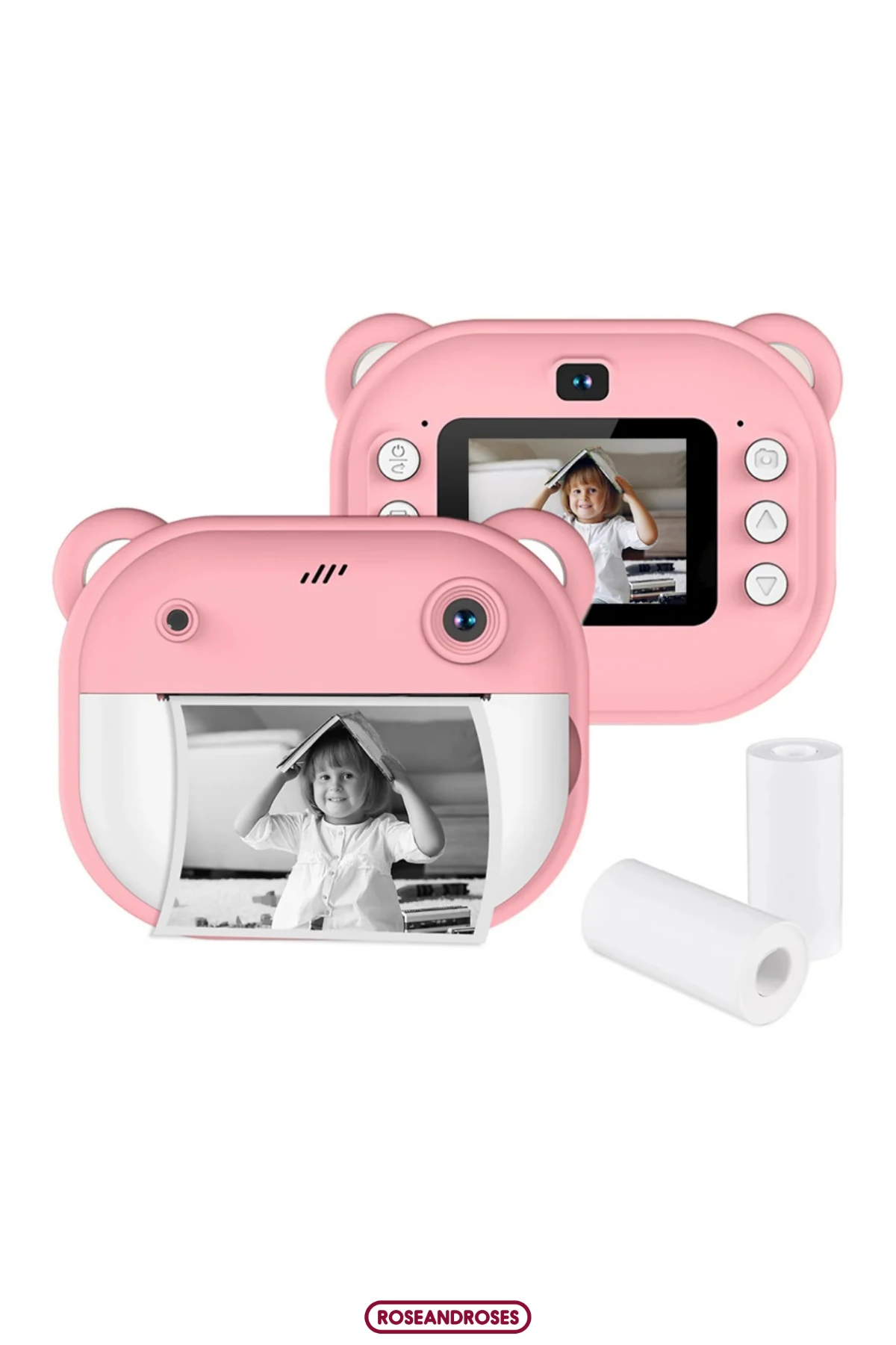 Anlık Çıktı Alabilen Mini Printer Video Foto Kamera 