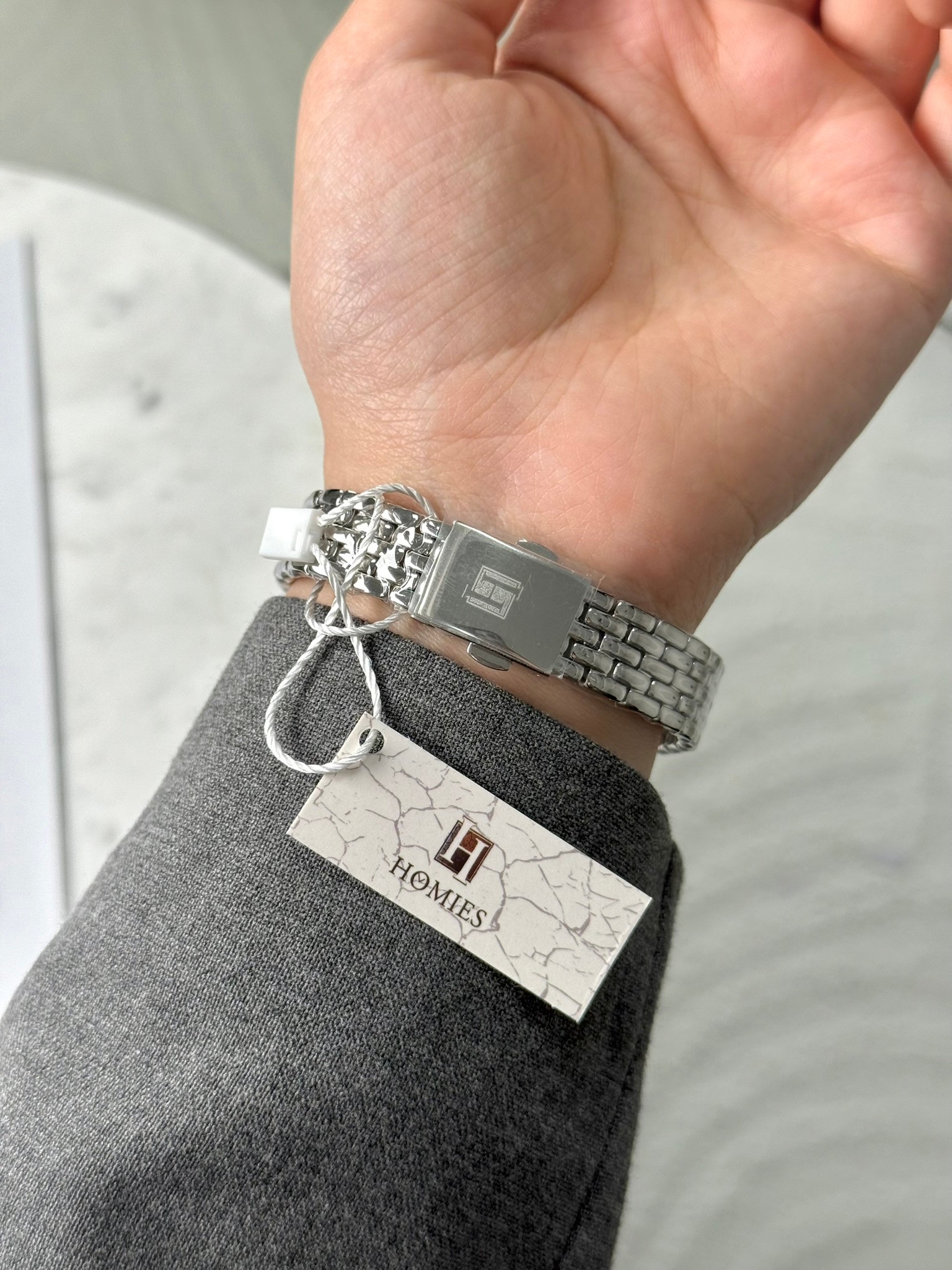 Homies Garantili Premium Kadın Kol Saati Gümüş (Beyaz Kadran) RSHMS-215