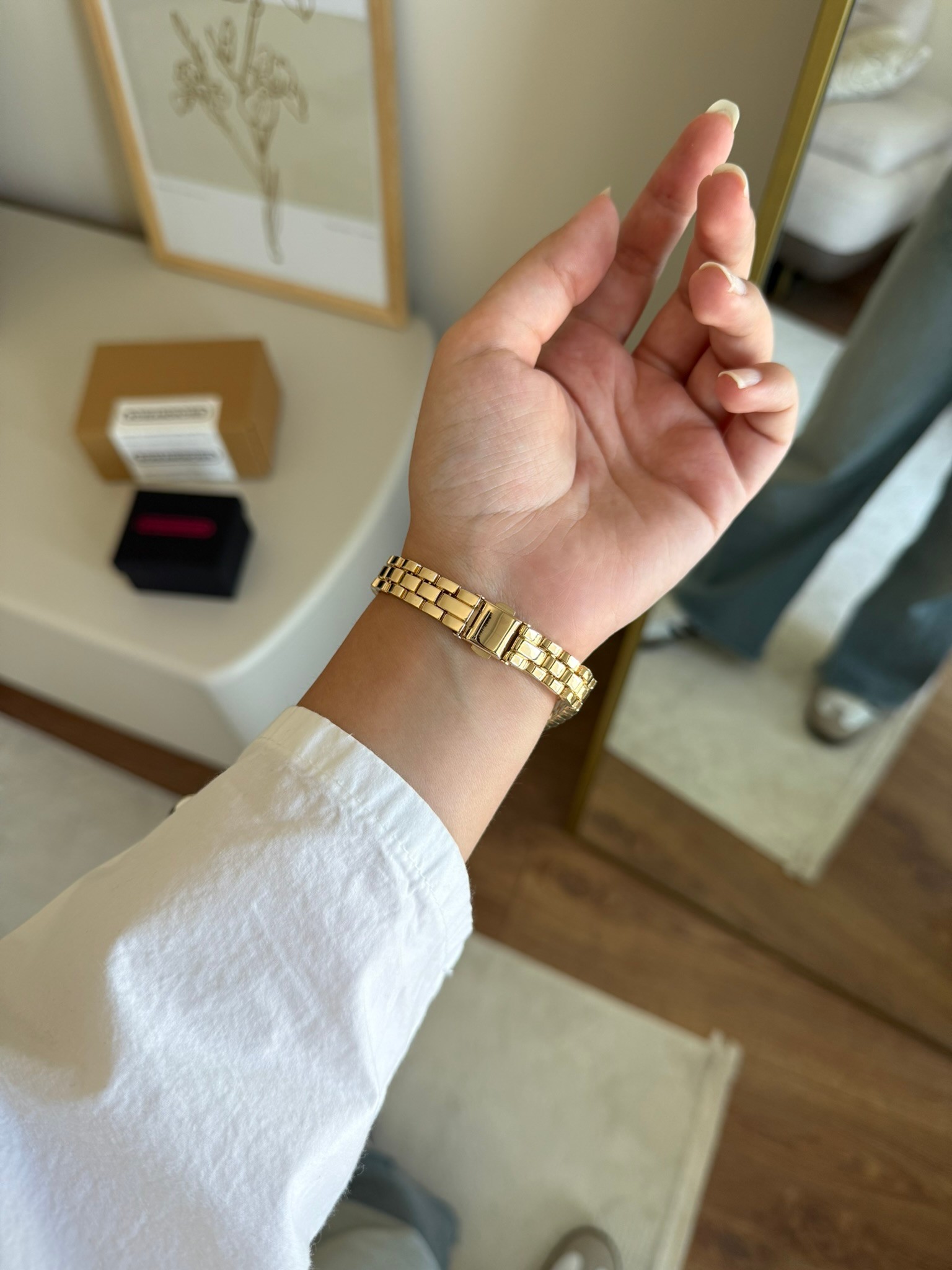 Rocio Minimal Muadil Kadın Kol Saati Gold (Gold Kadran)